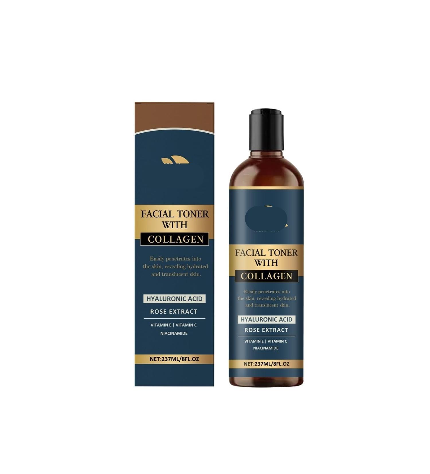 Collagen Facial Toner - Gentle Nourishing Hydrating Daily Skincare Specially Designed To Boost Skin Radiance(3PCS) - Buy Online on GoSupps.com