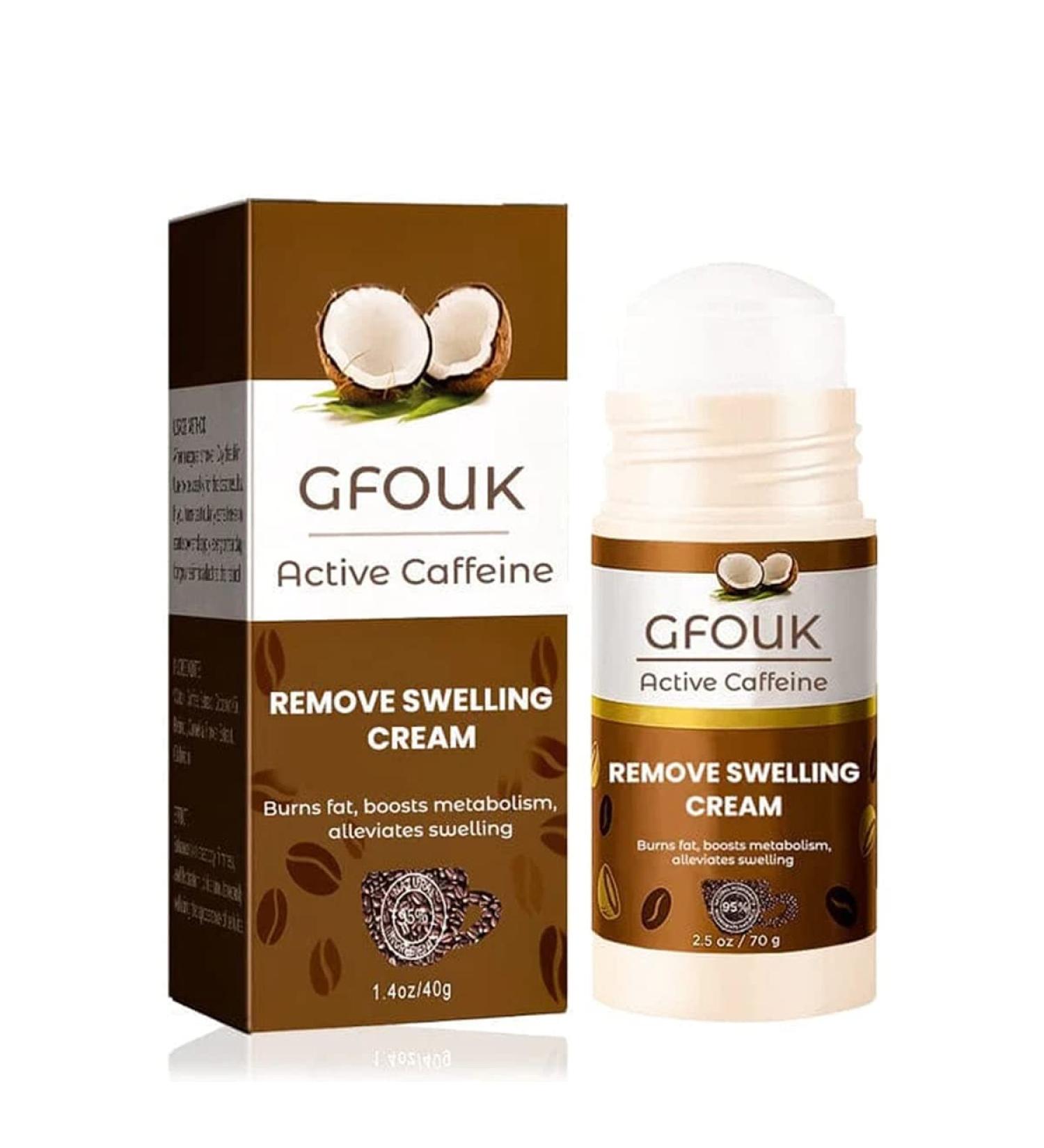 GFOUK Active Caffeine Swelling Cream - Natural Anti-Swelling Solution for All Skin Types (1PCS) - Buy Online on GoSupps.com