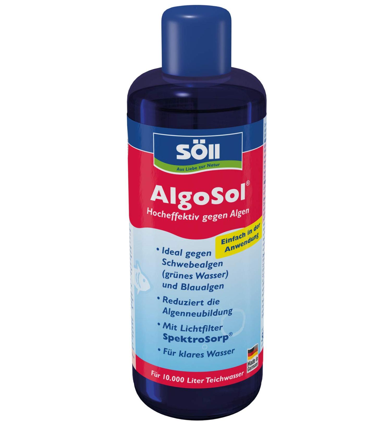Buy S ll 80533 Algosol Pond Care - Effective Algae Treatment 500 ml for 10 000 L | International Shipping Available - Buy Online on GoSupps.com