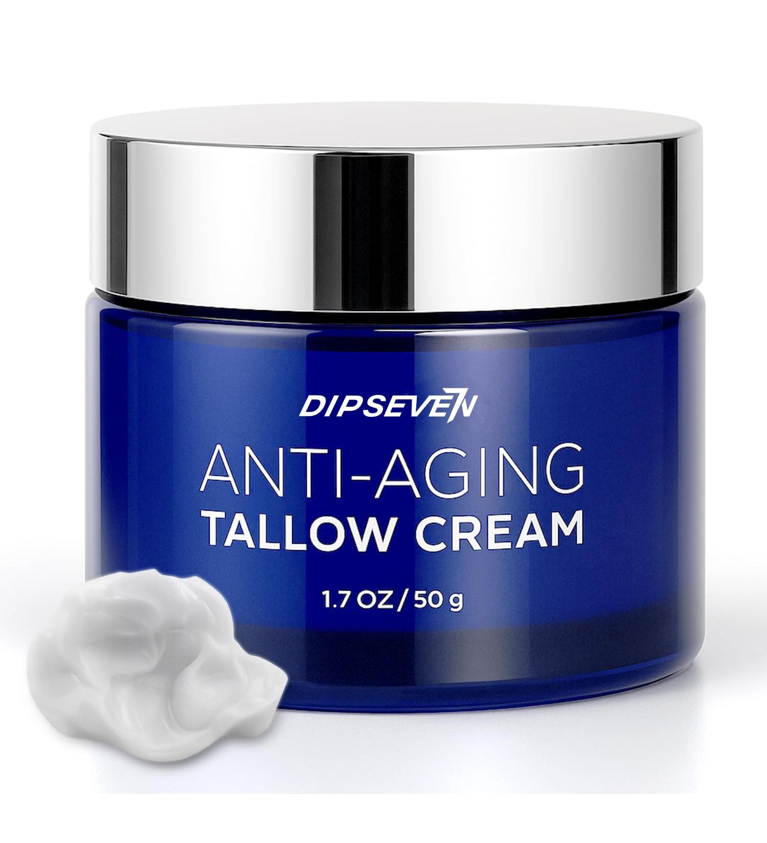 Beef Tallow Cream for Men: Mens Anti Aging Face Skin care Moisturizer - Reduce Wrinkles and fine lines for Men, Whipped Beef Tallow with Retinol & Hyaluronic Acid, 1.7 oz 1.7 Fl Oz (Pack of 1) - Buy Online on GoSupps.com