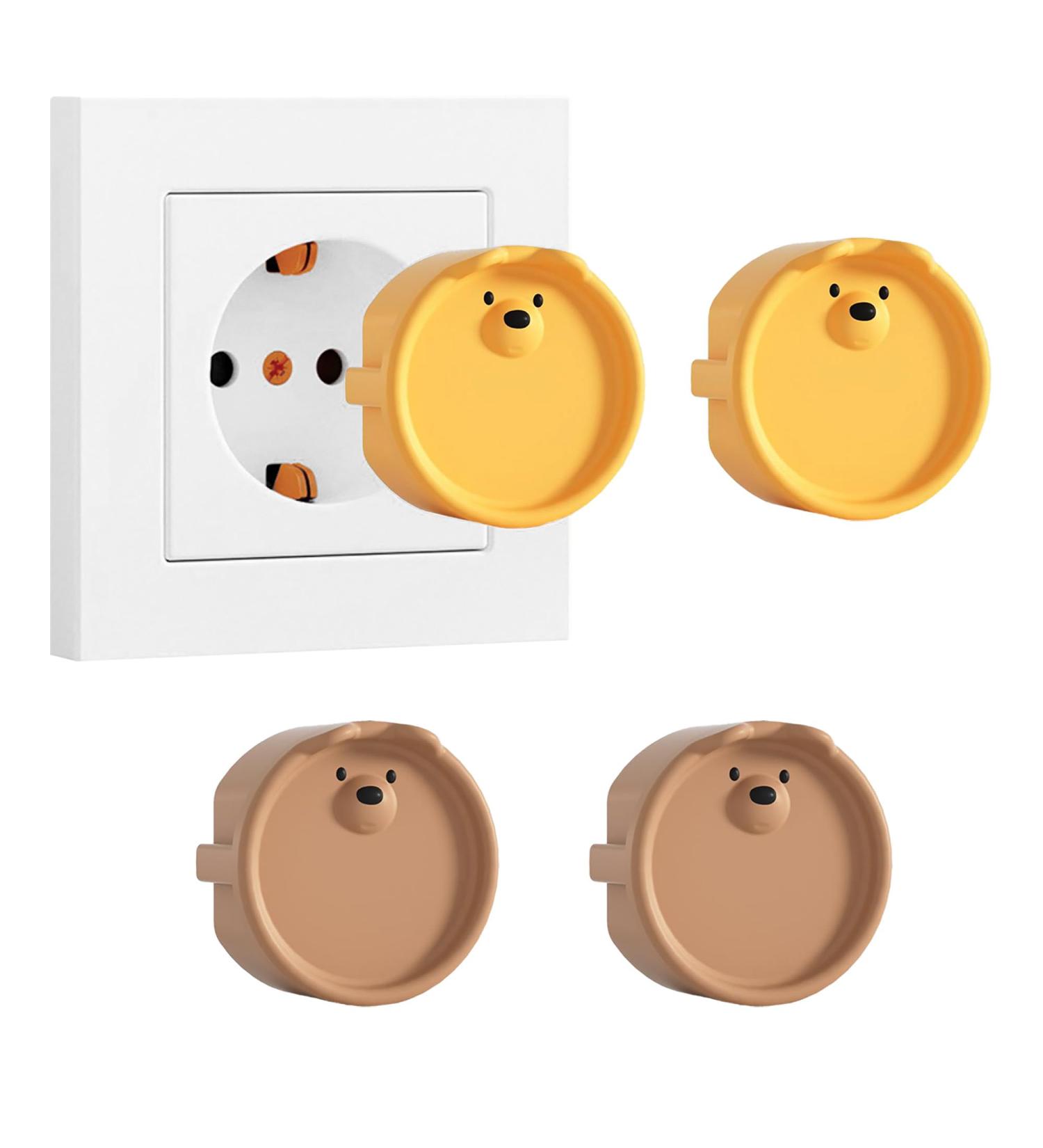 LLMTN Silicone Socket Covers - 4-Pack Decorative & Dust Protection for F-Type Sockets - Buy Online on GoSupps.com
