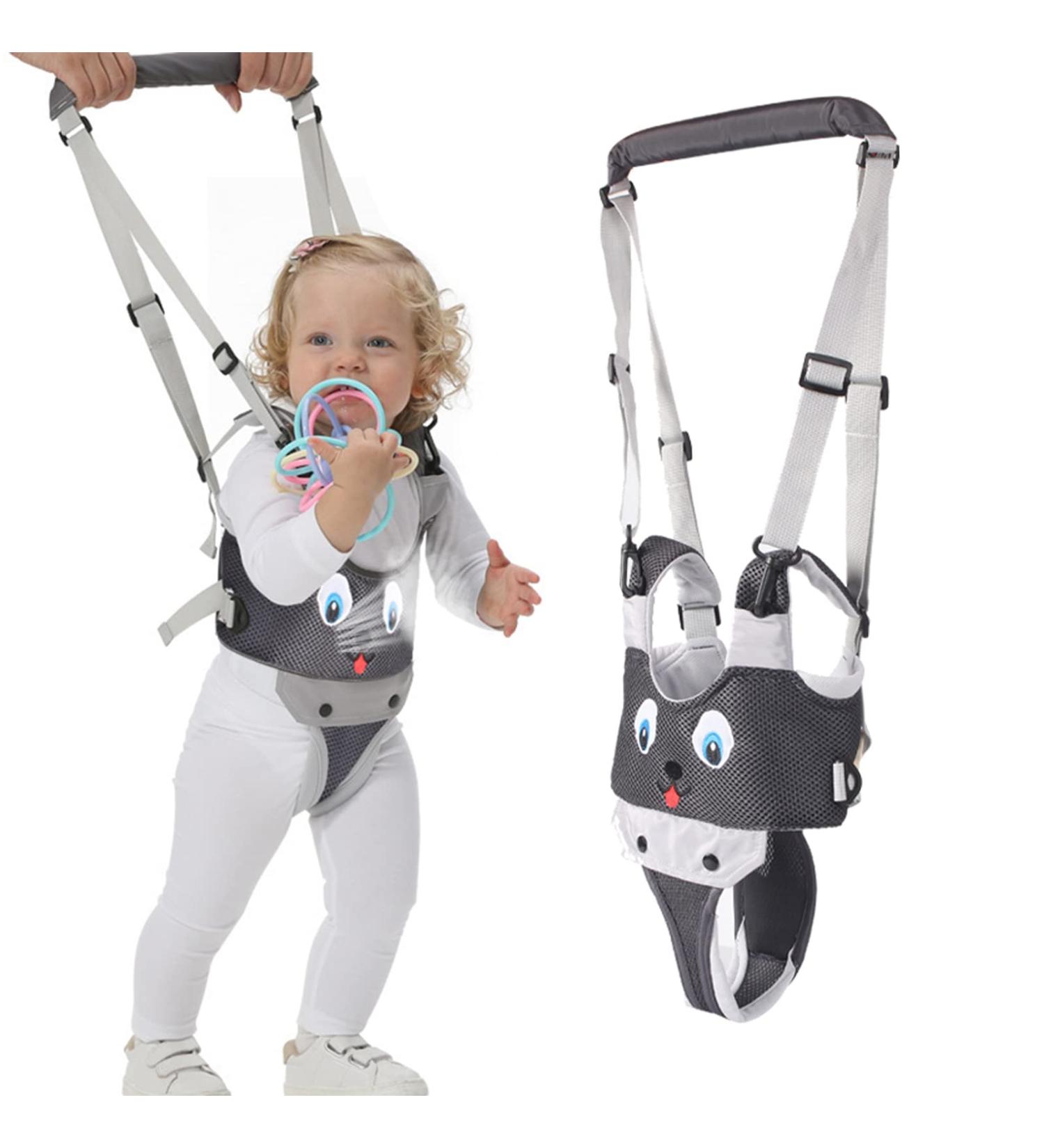 IULONEE Baby Walking Harness Breathable Mesh Handheld Toddler Helper Assistant Child Walker Help Standing Up and Walking Belt Learning Helper Infant Safety Harness for 7-24 Month Baby (Mesh Grey) - Buy Online on GoSupps.com