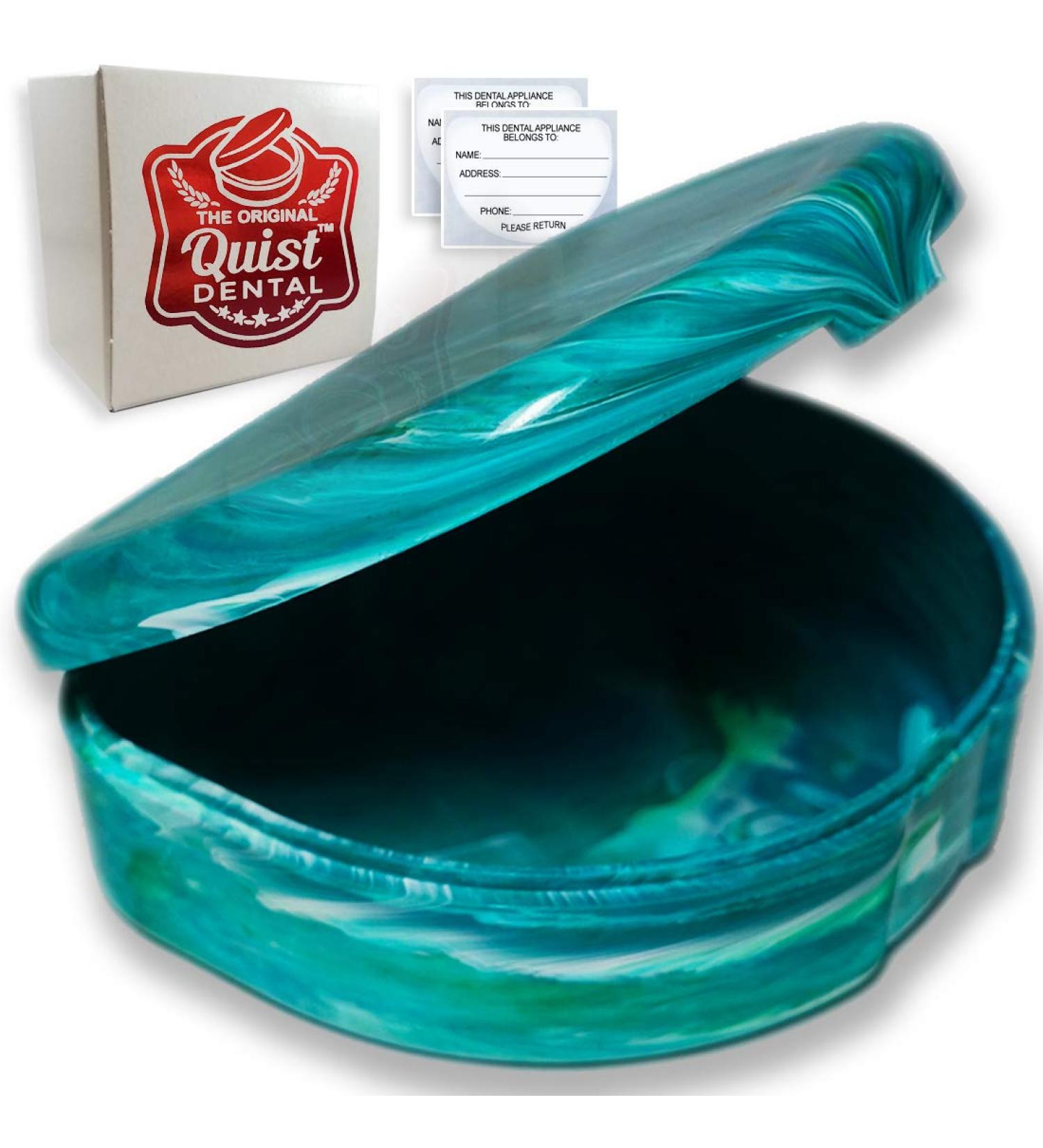 QUIST Orthodontic Retainer Case - Turquoise | Durable and Stylish - Buy Online on GoSupps.com