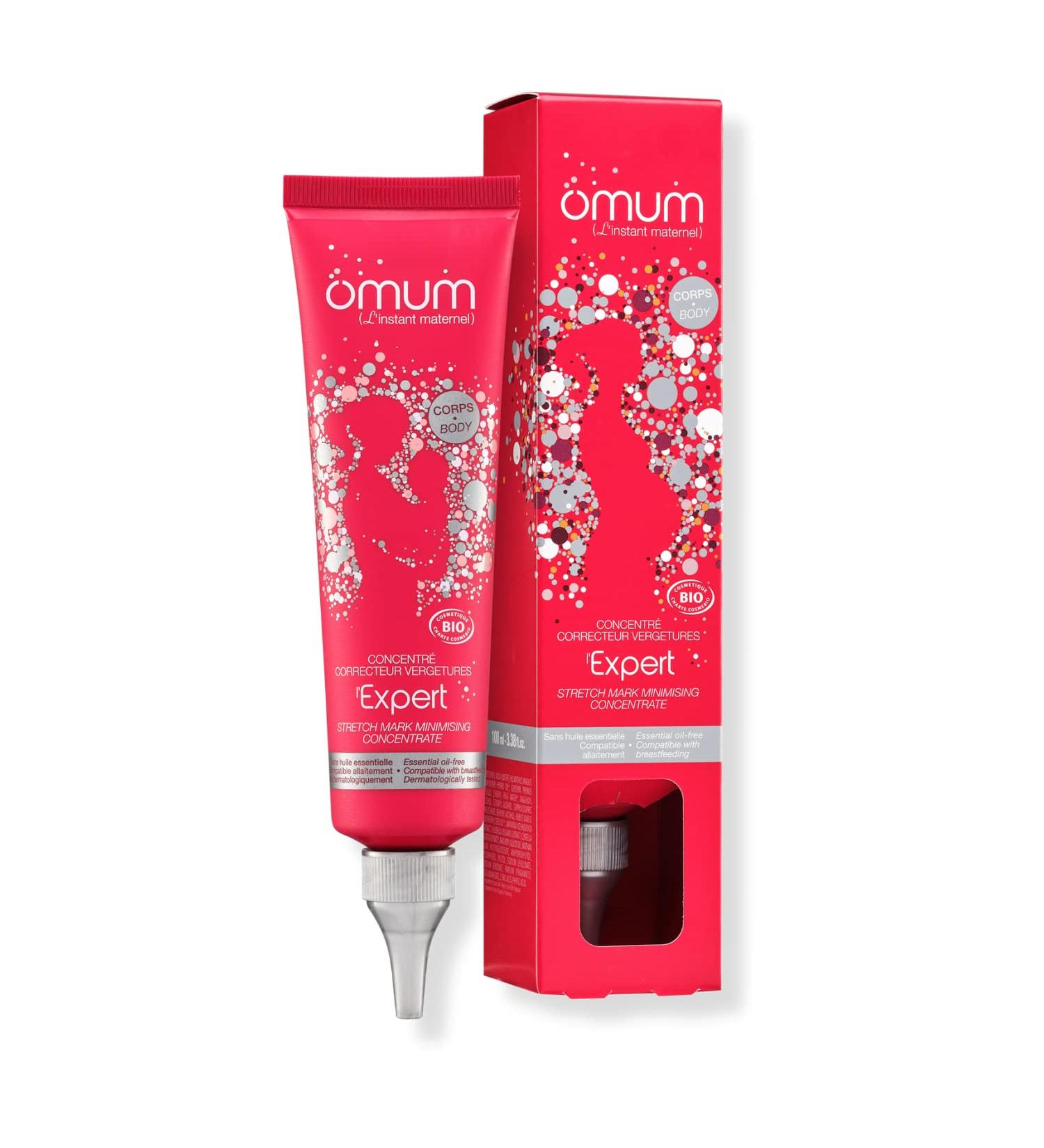 Omum L'Expert Concentrate Corrector for Stretch Marks Pregnancy & Breastfeeding Organic Red 100 ml - Buy Online on GoSupps.com