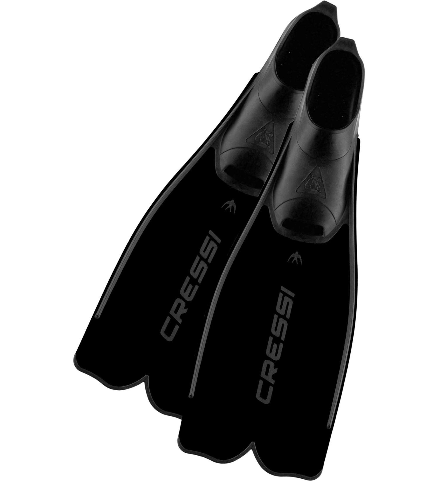 Cressi Adult Snorkeling Full Foot Fins - Rondinella | Good Thrust, Lightweight Design | Made in Italy | EU 41/42 | US Men 8/9 | US Women 9/10 | Black - Buy Online on GoSupps.com
