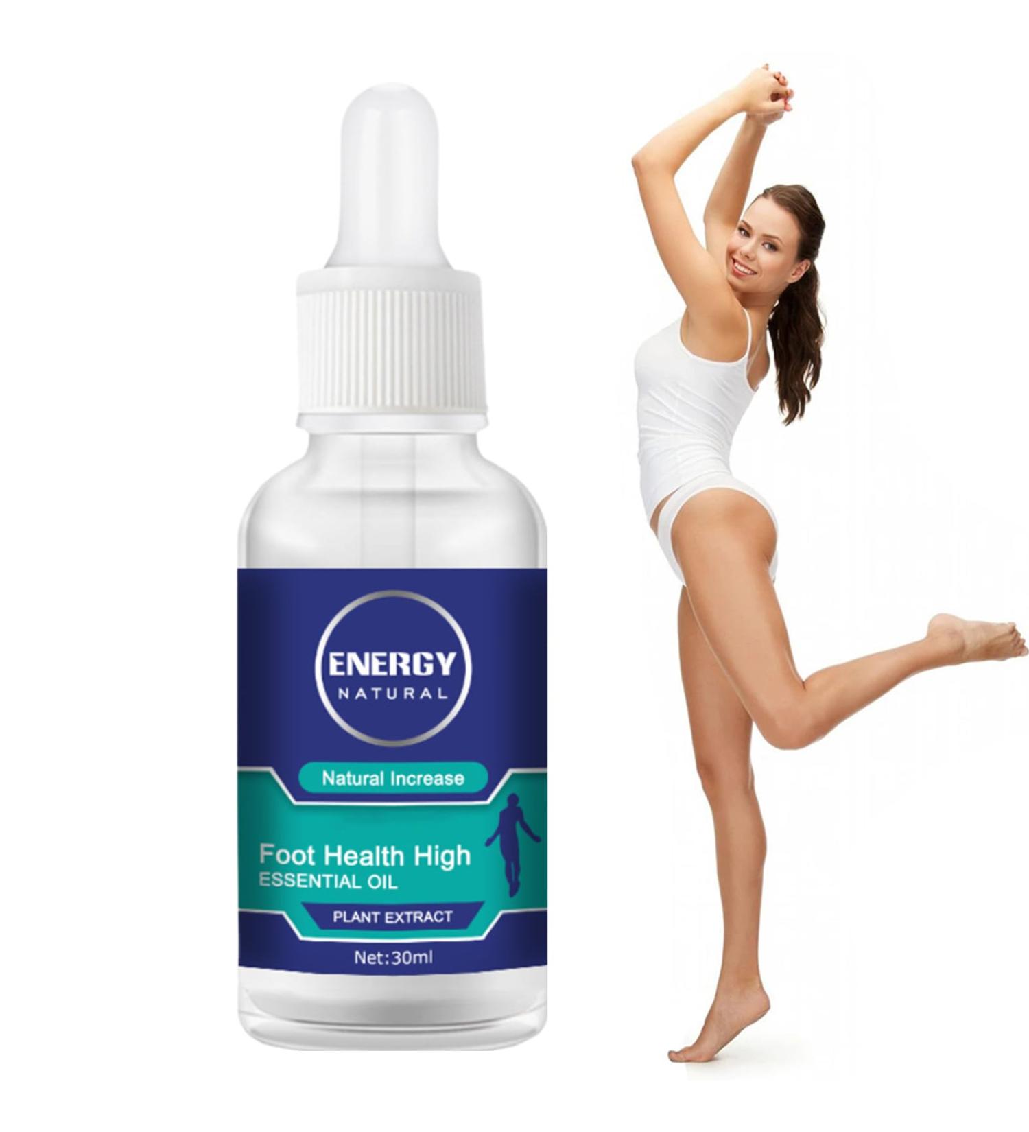 Huile d'augmentation de la hauteur | 30 ml d'huile naturelle lev e Maximisation de la cire d'altitude favorise la croissance osseuse huile pour augmenter la taille du corps atteindre votre - Buy Online on GoSupps.com