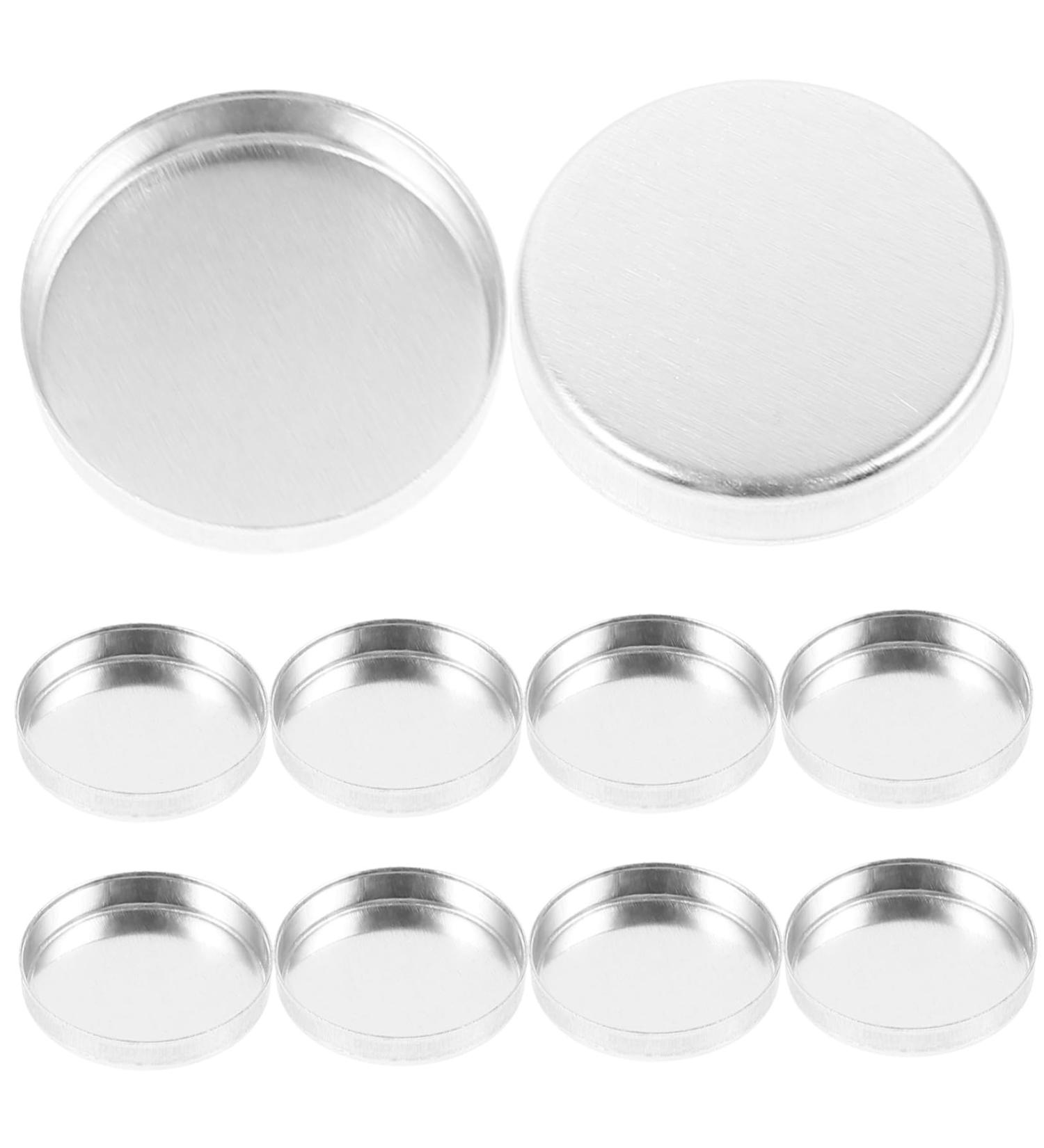 Lot de 10 Palettes Rondes Aluminium 20mm pour Fards Paupi res Vides DIY Maquillage Voyage Femmes Rangement Pratique - Buy Online on GoSupps.com