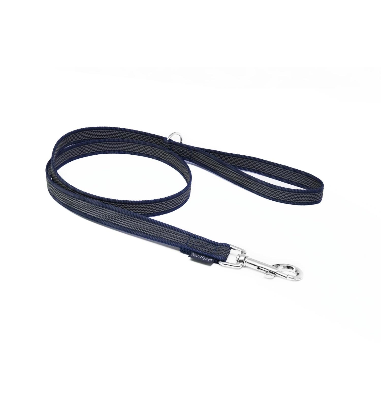 Mystique Rubberized Leash 20mm with Hand Loop Standard Carabiner Royal Blue 1m 1m Royal Blue