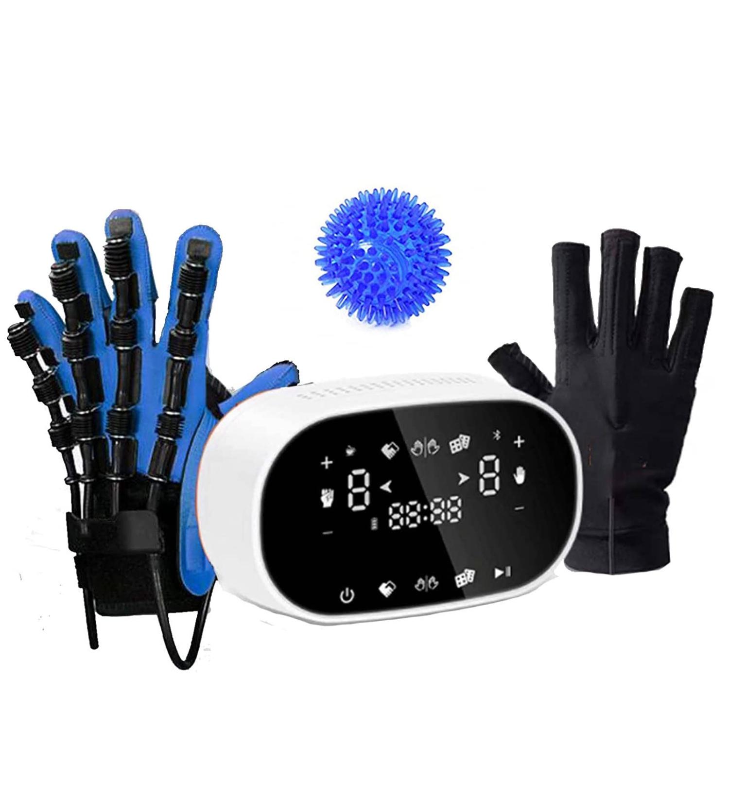 Rehabilitation Robot Glove Hemiplegia Finger Rehabilitation Trainer Electric Finger Hand Training Device Patients with Stroke Hemiplegia Physiotherapy Equipment for Manual Training RightHand-S S Righthand - Buy Online on GoSupps.com