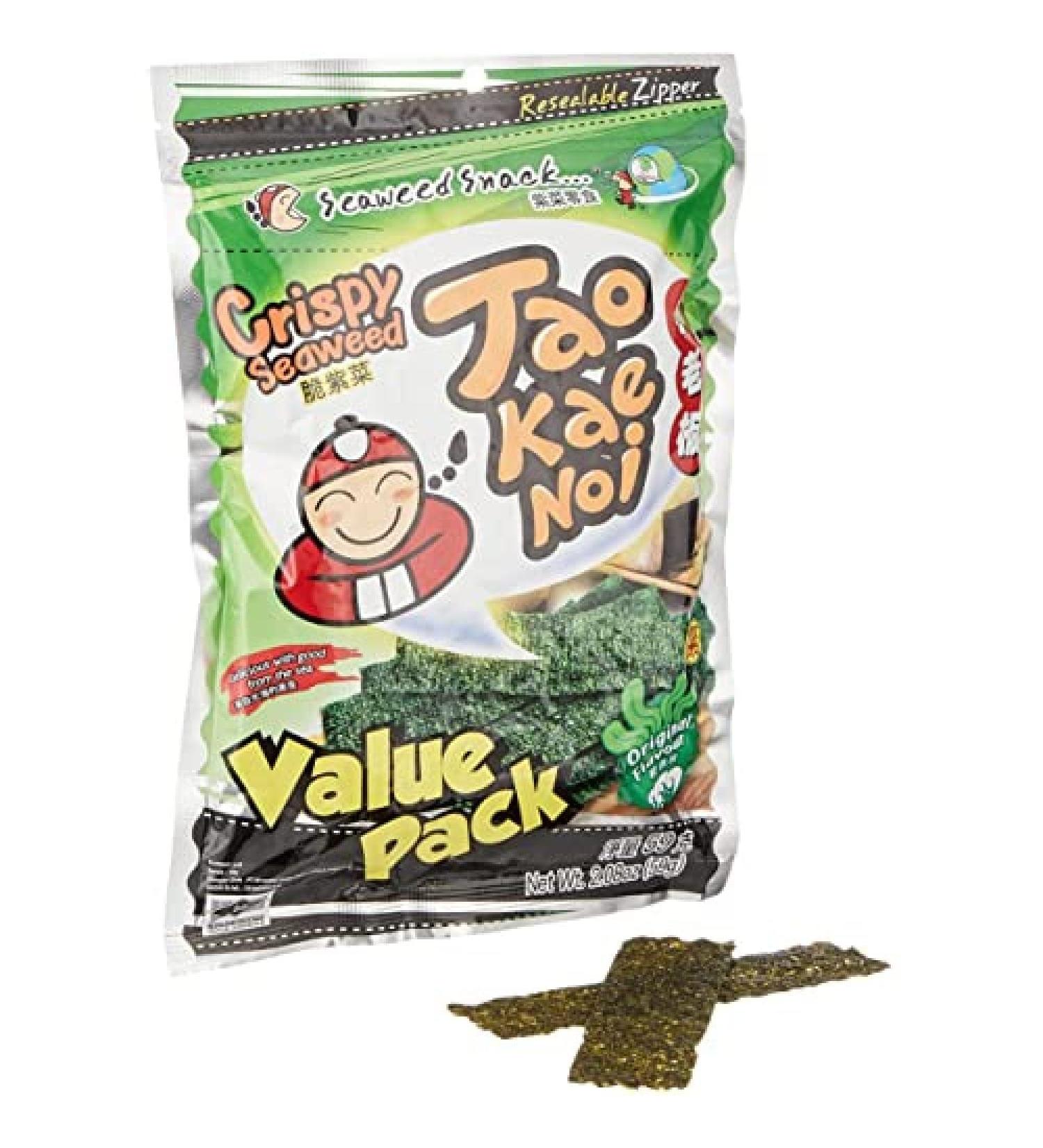 Tao Kae Noi Crispy Seaweed Original 59 g - Buy Online on GoSupps.com