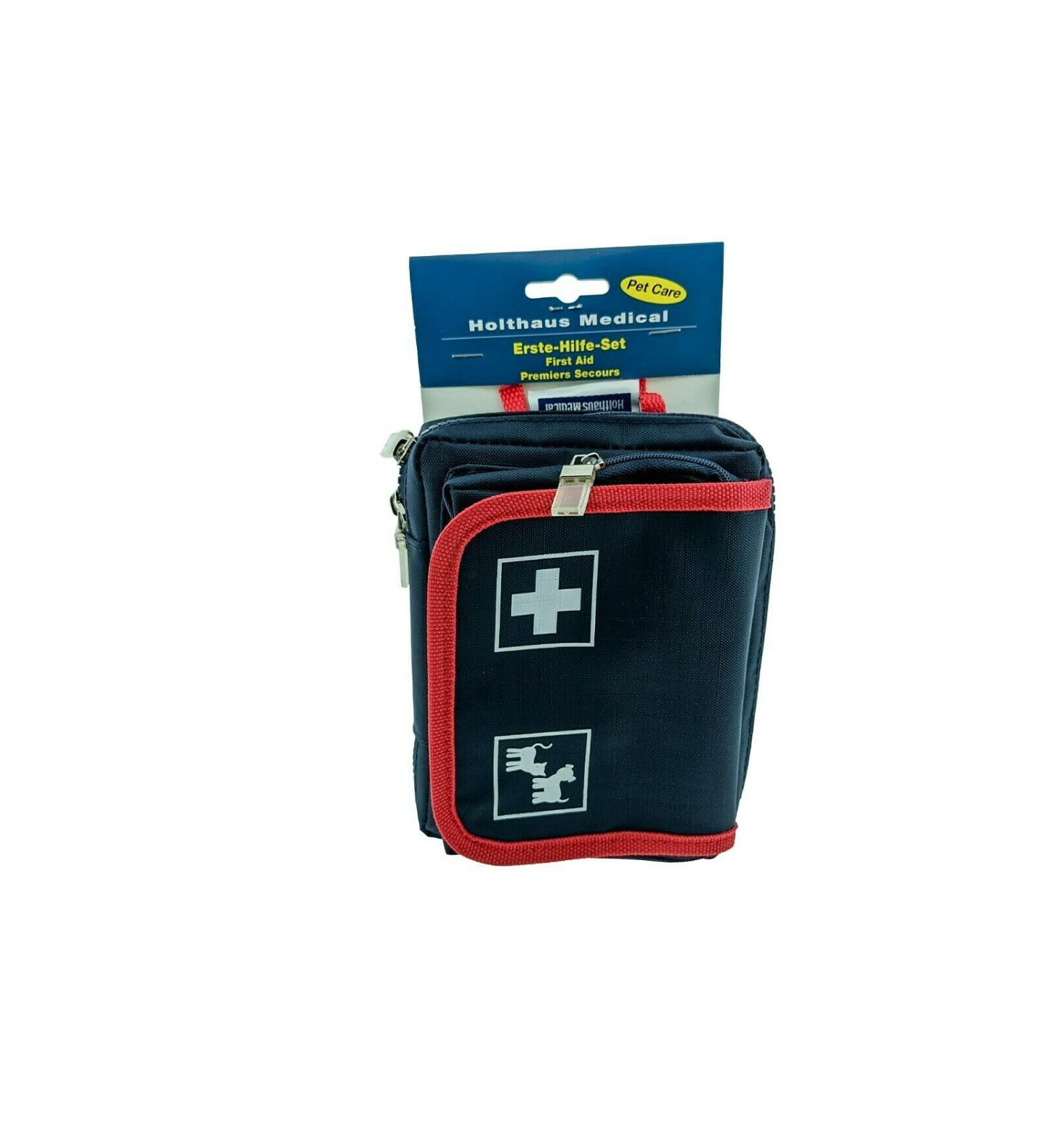 Holthaus Pet Care First Aid Kit for Dogs & Cats - 28 Essential Supplies for Animal Emergencies | International Shipping - Buy Online on GoSupps.com