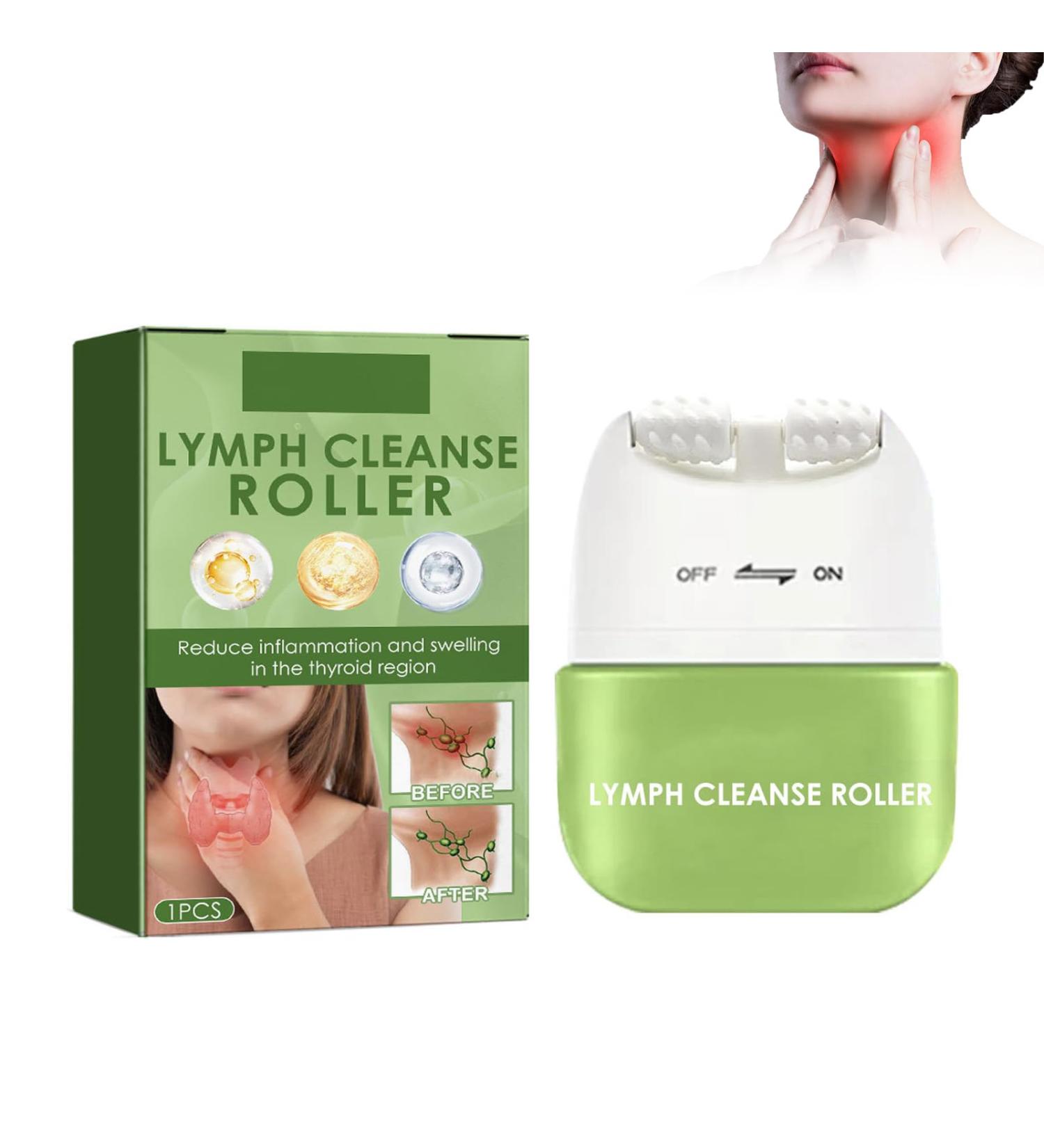 Lymphatic Cleansing Roller | Lymphine Scooter for Swelling Relief | Body Massage Care for Neck Legs & Armpits - Shop Internationally! - Buy Online on GoSupps.com