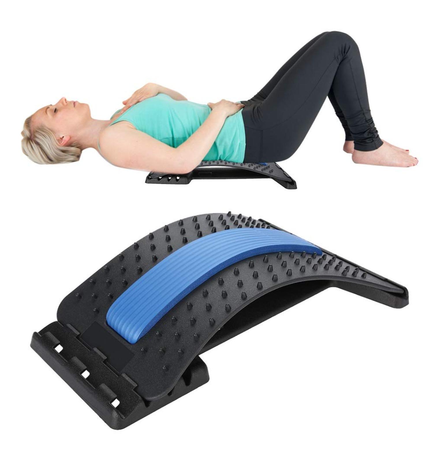 Buy Lumbale Back Extension Device | Lordosis Support & Spine Decompression Pillow for Upper & Lower Back Pain Relief - Buy Online on GoSupps.com