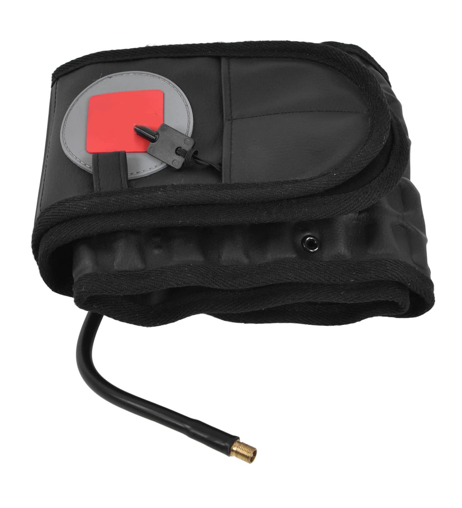 ICRPSTU Lumbar Support Belt - 2 in 1 Pain Relief & Stress Alleviation for Back Decompression (Black) | International Shipping Available - Buy Online on GoSupps.com