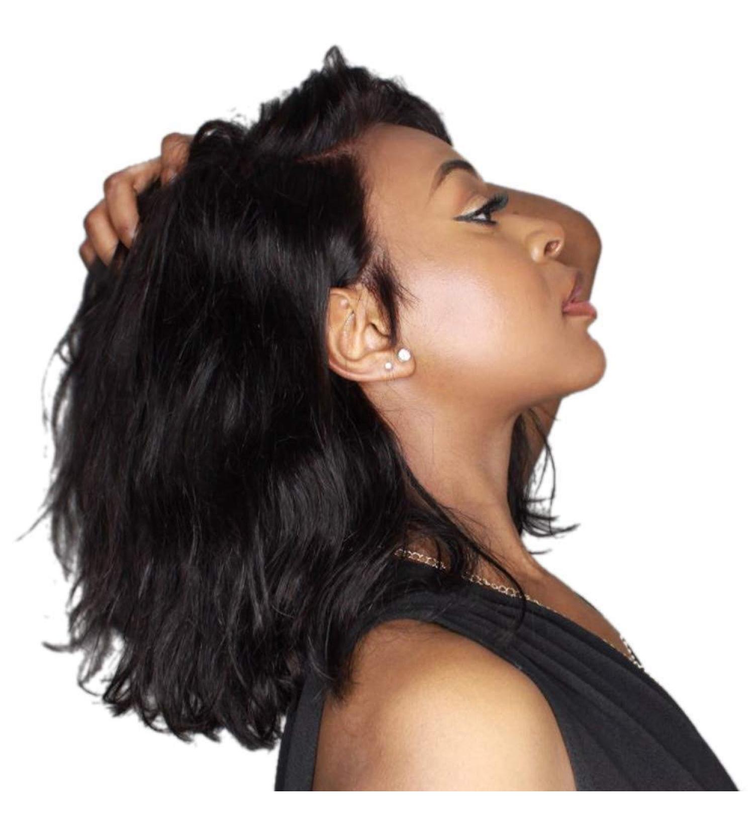 Buy Brazilian Virgin Deep Curly Wave Lace Front Wigs - Human Hair Water Wave Remy Wigs for Black Women - Buy Online on GoSupps.com
