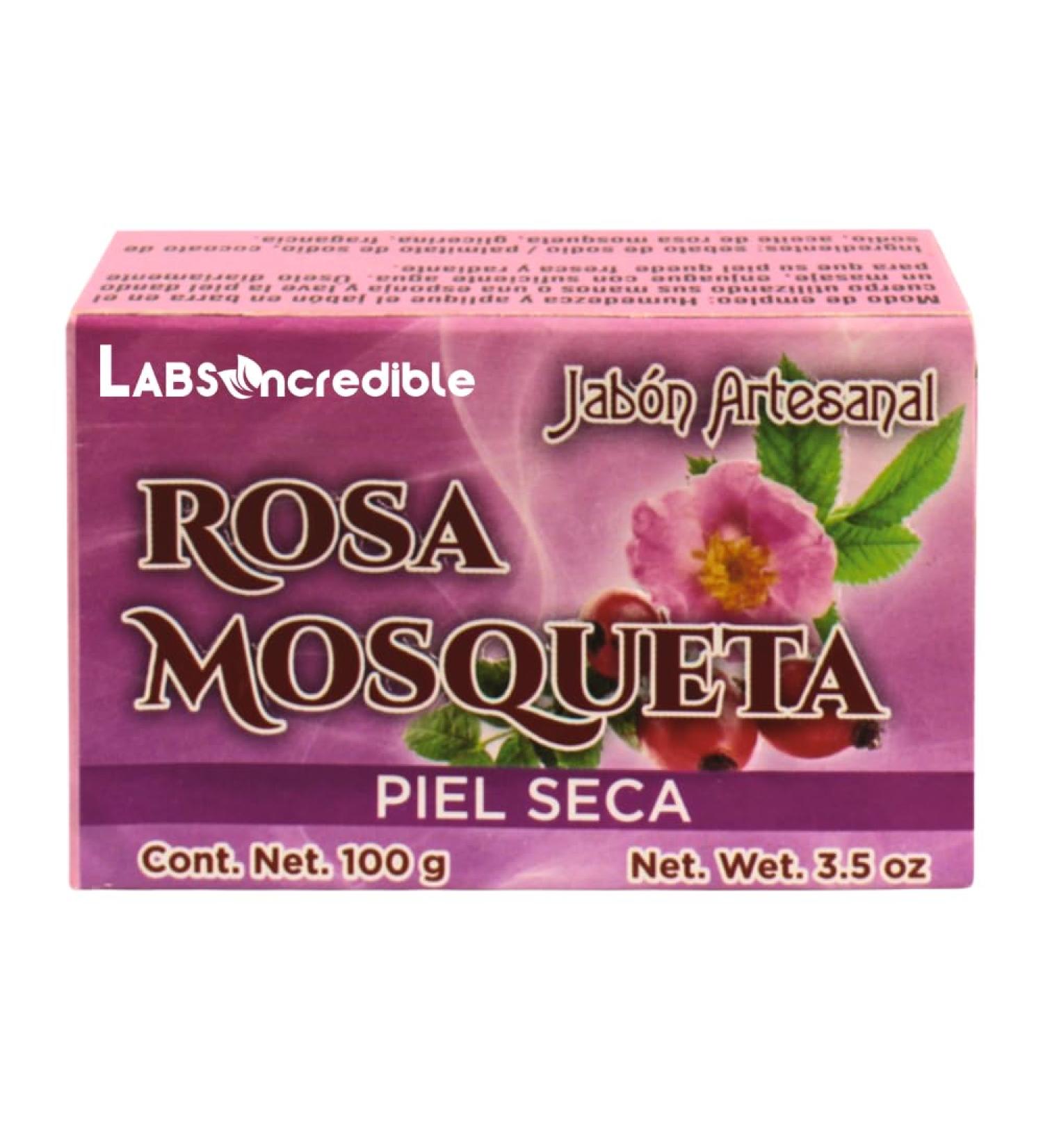 Rosa Mosqueta Soap (100g) - Nourishing & Natural Skincare for All Skin Types | International Shipping Available - Buy Online on GoSupps.com