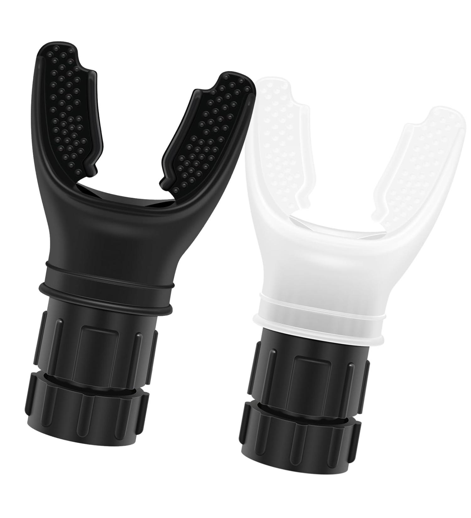 Lung Exerciser Device Trainer | Oxyflow Breathing Trainer for Improved Lung Health - Black/White - Buy Online on GoSupps.com