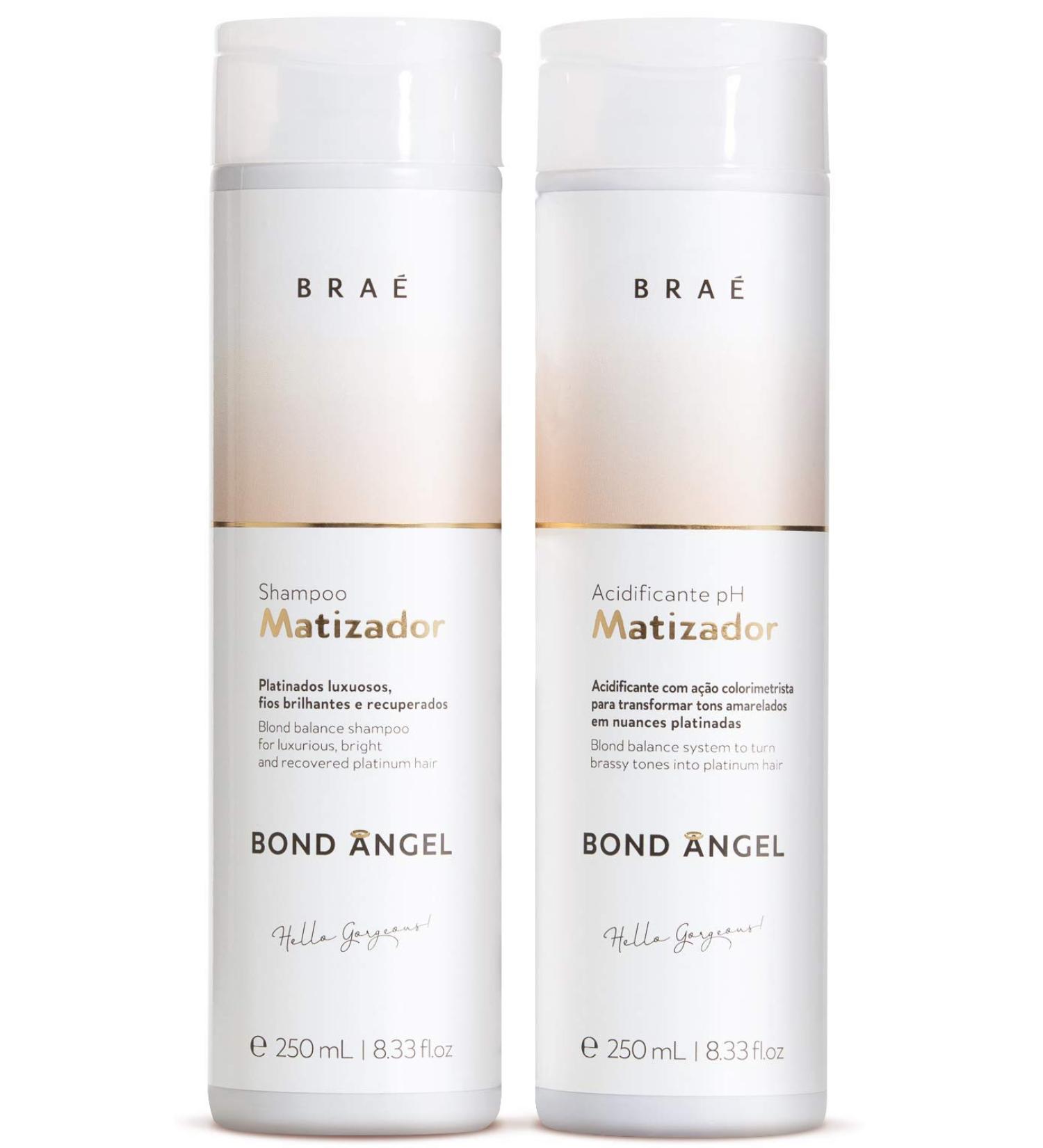 BRA Purple Shampoo & Toning Treatment Set - Acai & Barbados Cherry for Blonde Platinum Gray Ash Silver Hair - 8.33 fl oz | International Shipping Available - Buy Online on GoSupps.com