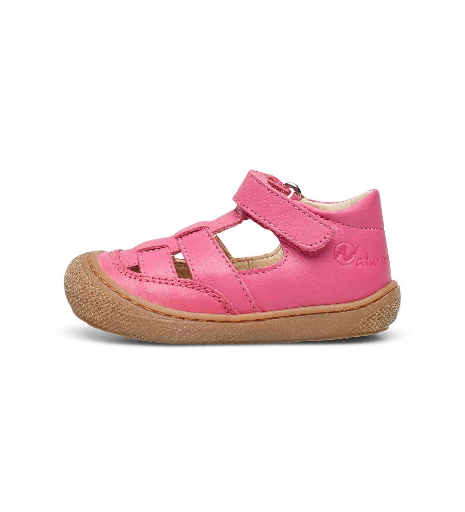 Naturino WAD Leather Closed-Toe Shoes | 1.5 UK Child | Fuchsia - Buy Online on GoSupps.com