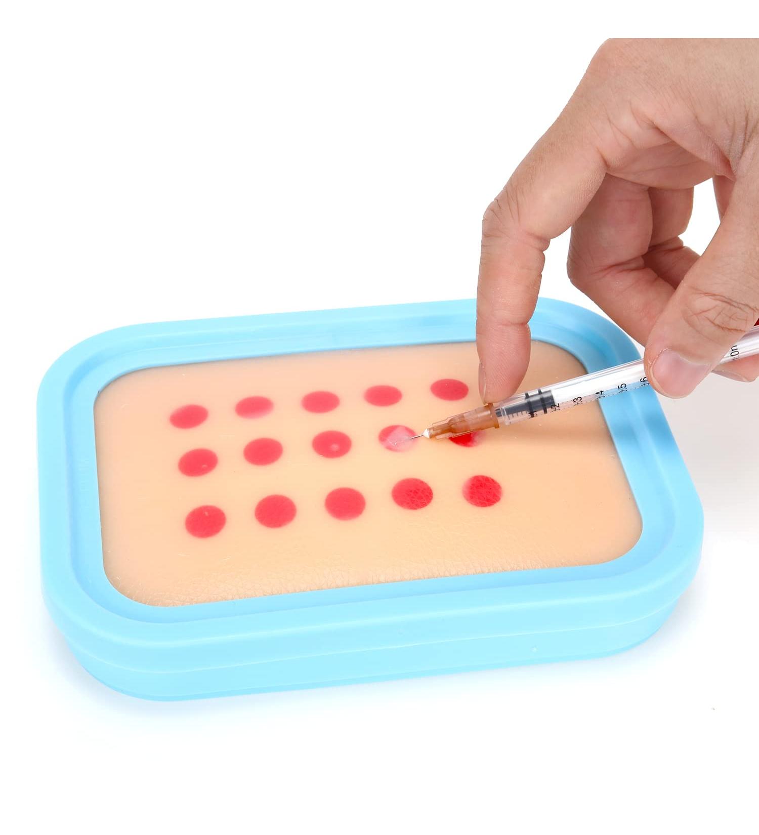 Silicone Intradermal Injection Training Model with Injection Point for Nurse, Medical School & Hospital Practice - Buy Online on GoSupps.com