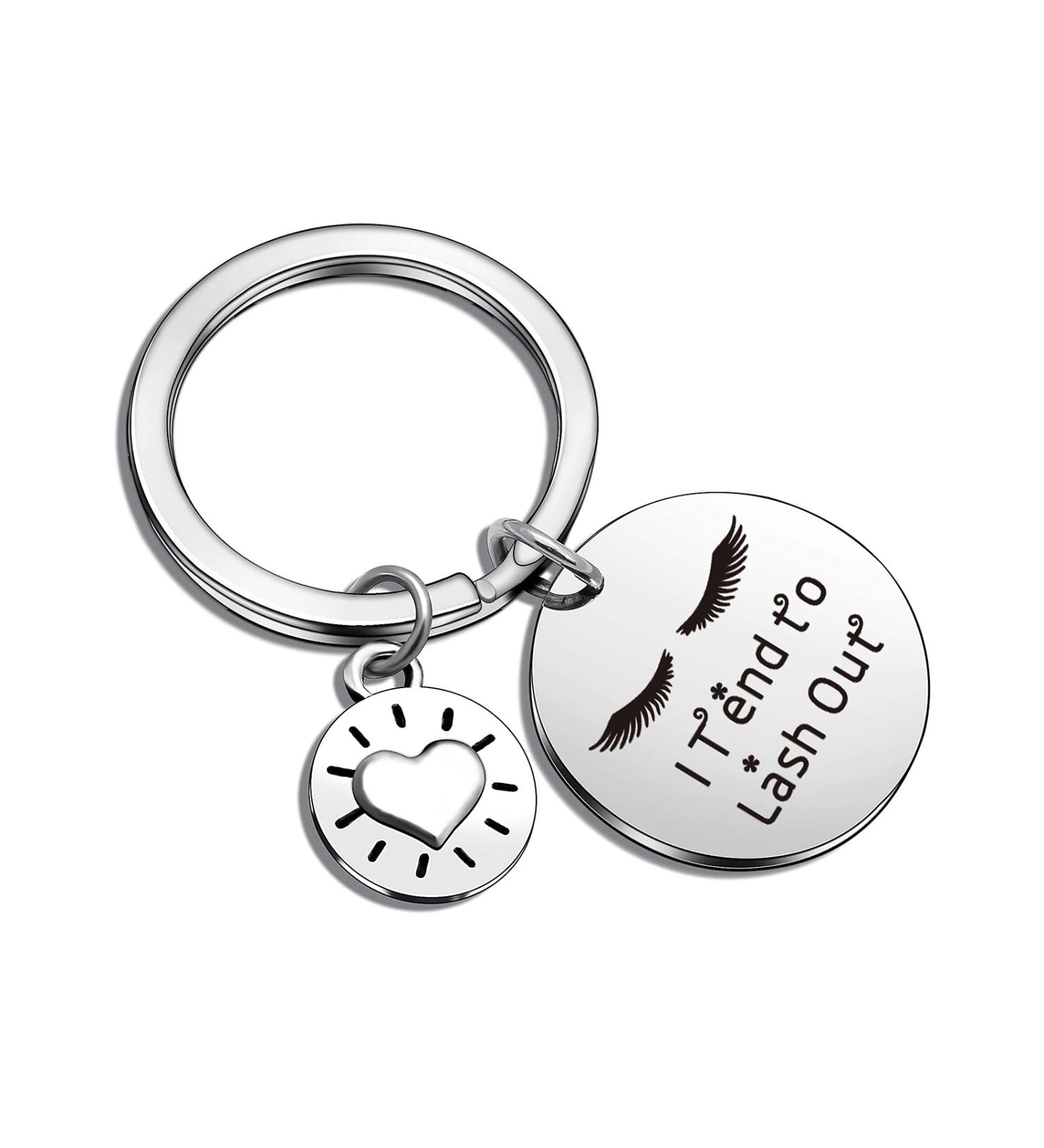 ASANHAO Eyelash Jewelry - Perfect Gift for Beauticians & Makeup Artists | Eyelash Keychain for Lash Girls - Buy Online on GoSupps.com
