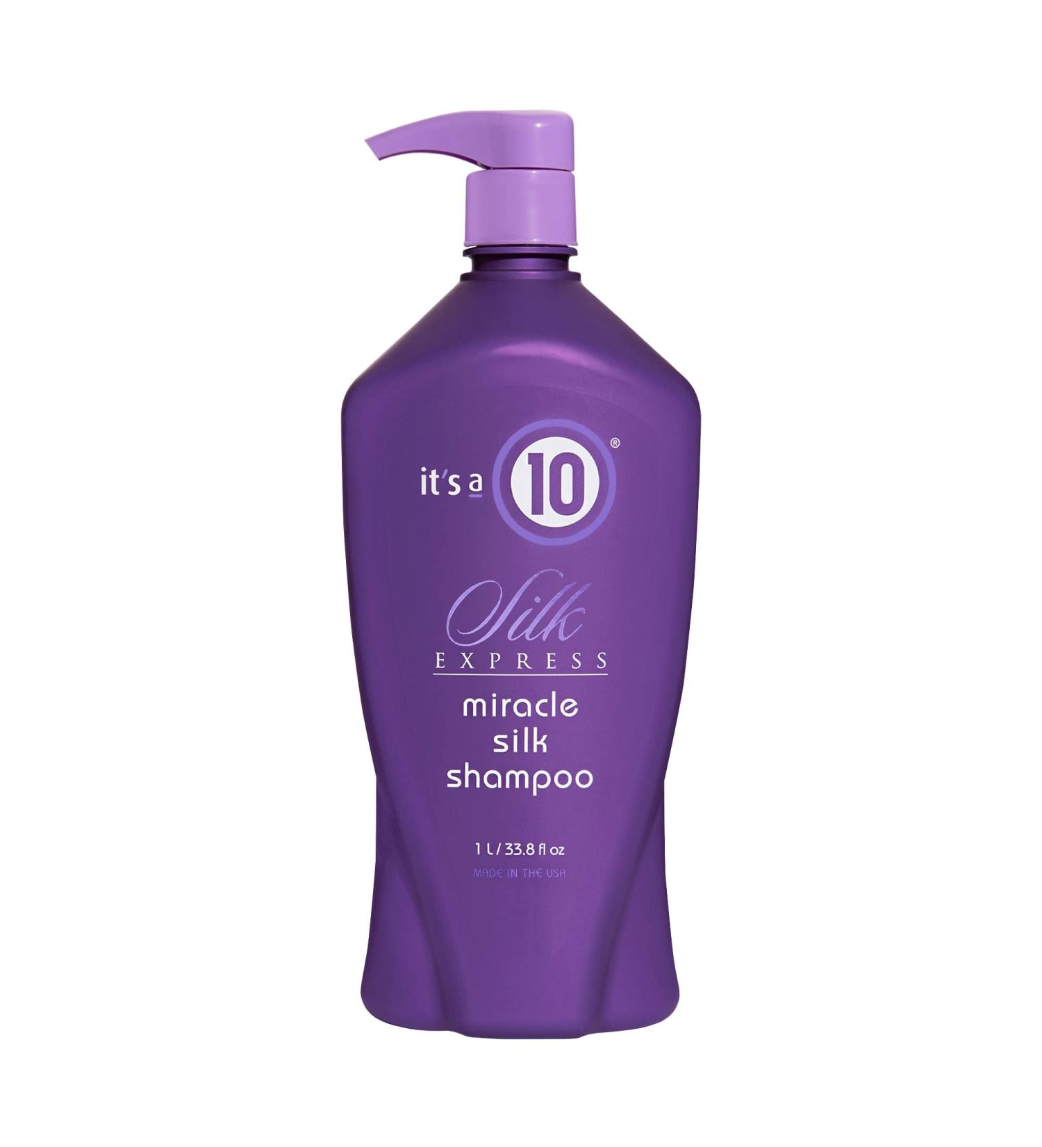 It's a 10 Haircare Silk Express Miracle Silk Shampoo 33.80 fl. oz. - Luxurious Silk Formula for Smooth and Shiny Hair - Buy Online on GoSupps.com