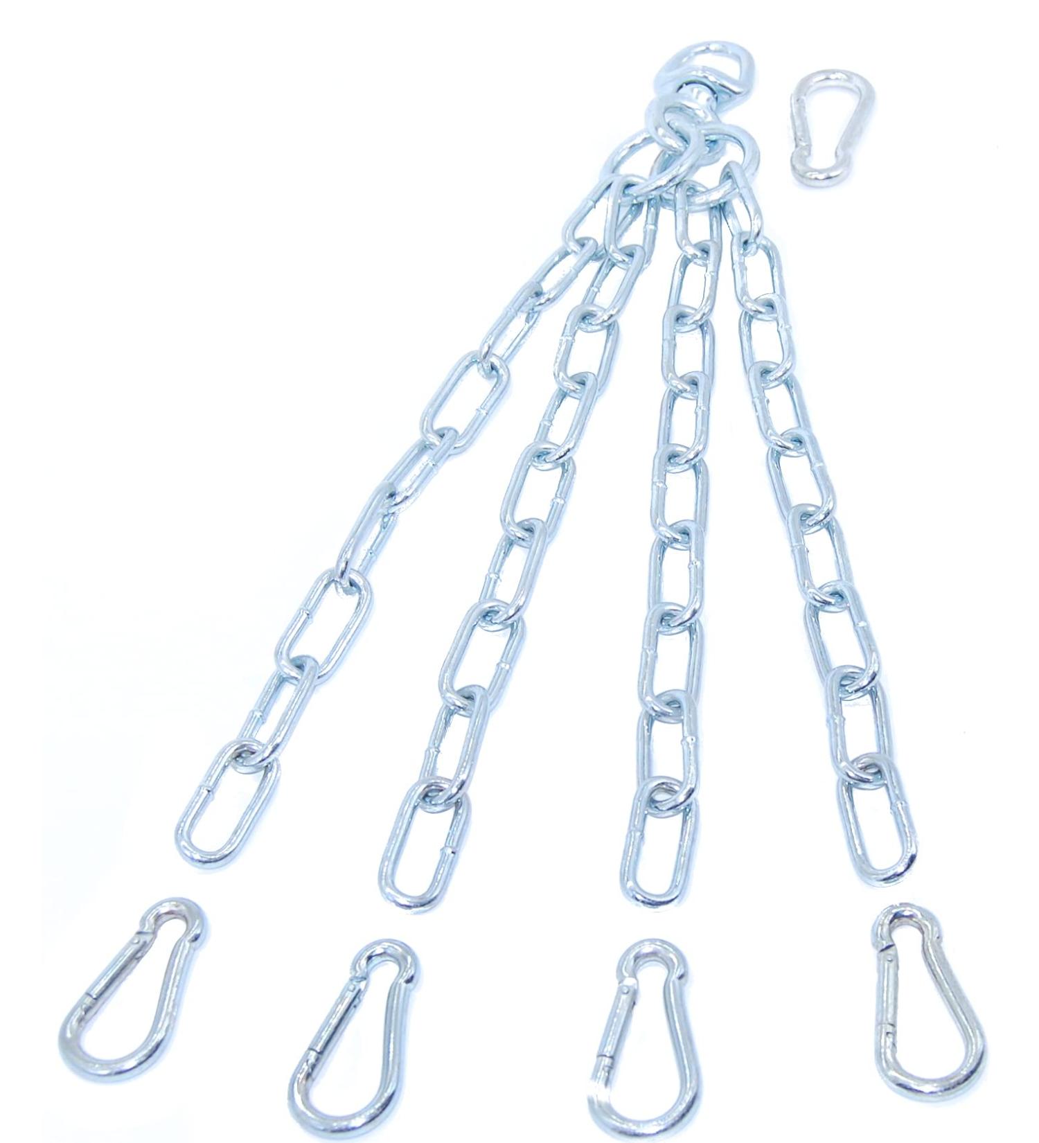 High-Quality Chain for Punching Bag/Sandbag - Ideal Home Sports Room Attachment with Rotating Vertebra & Carabiner Hooks - Buy Online on GoSupps.com