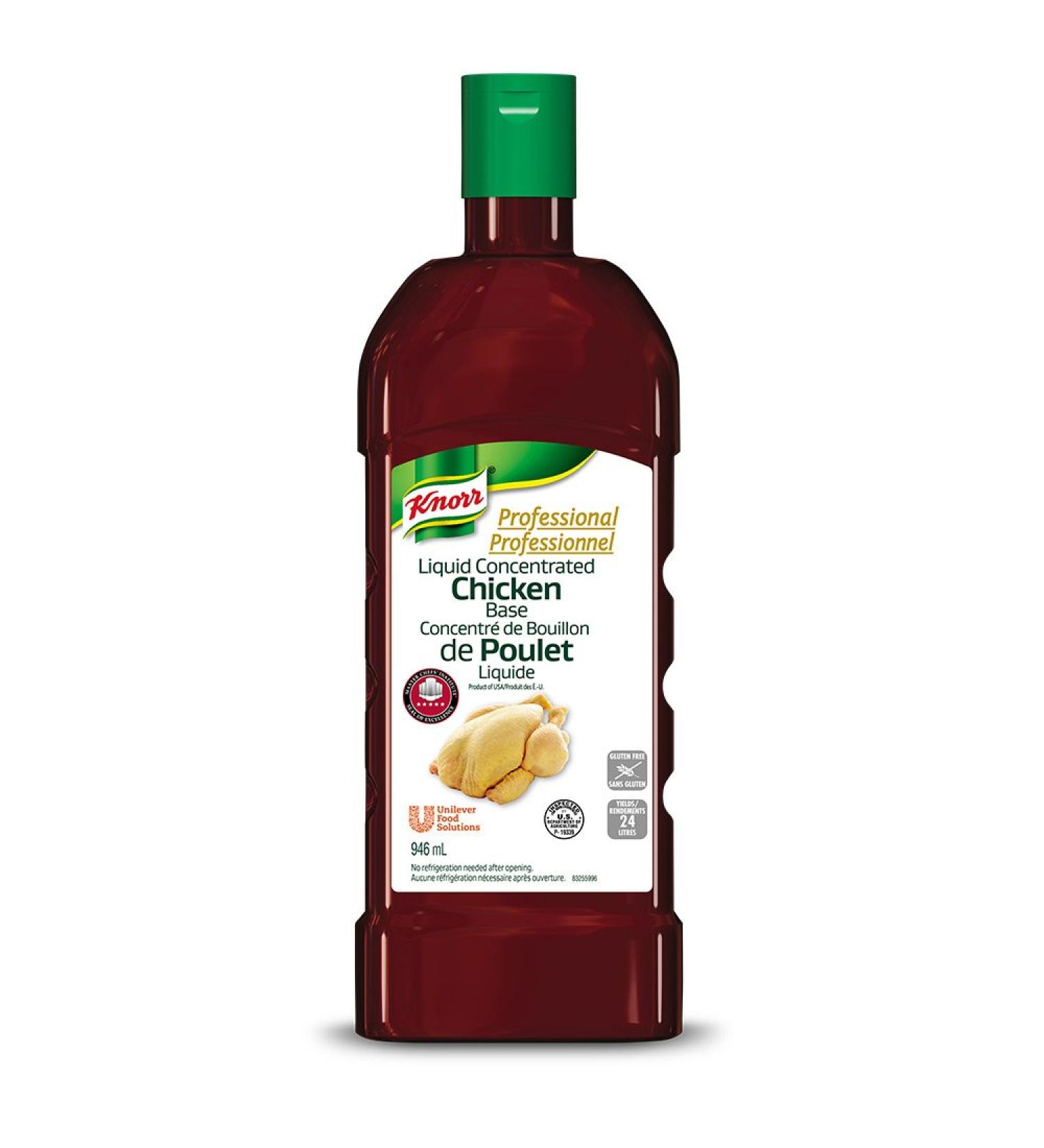 Knorr Ultimate Liquid Concentrated Base Chicken 946 ml Pack of 4 - Buy Online on GoSupps.com