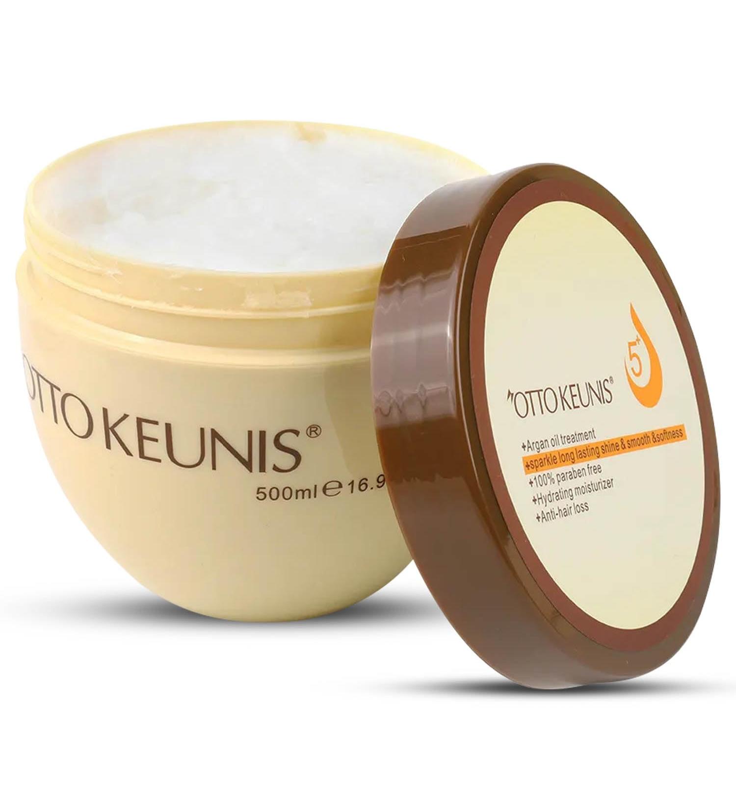 Deep Conditioning Hair Mask with Argan Oil | 100% Paraben Free | Hydrating & Anti-Hair Loss Treatment for Dry Damaged Hair | 16.9 Fl oz - Buy Online on GoSupps.com