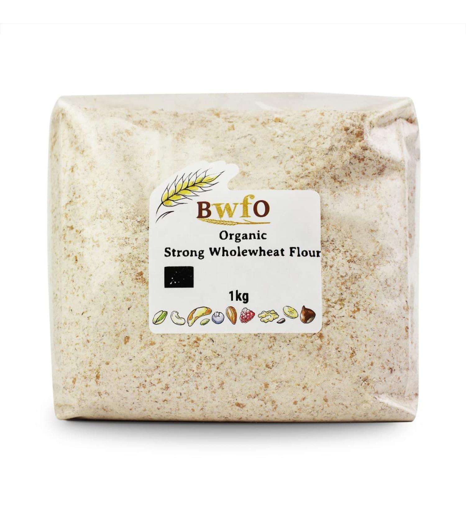 Organic Strong Wholewheat Flour 1kg (BWFO)