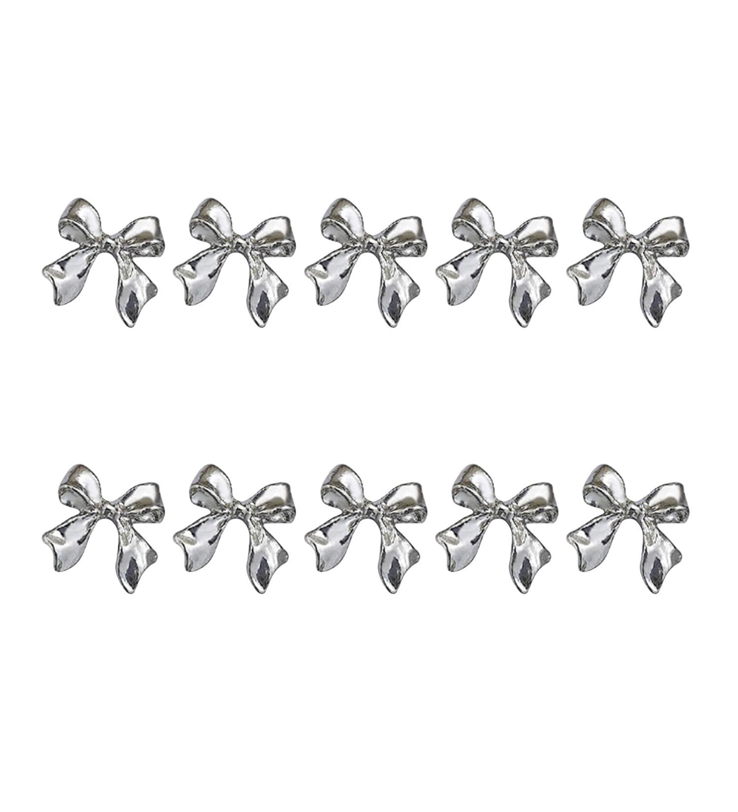 FEIlei 3D Nail Charms Bows Nail Art Studs Nail Jewelry for DIY Crafts Nail Art Decor - Buy Online on GoSupps.com