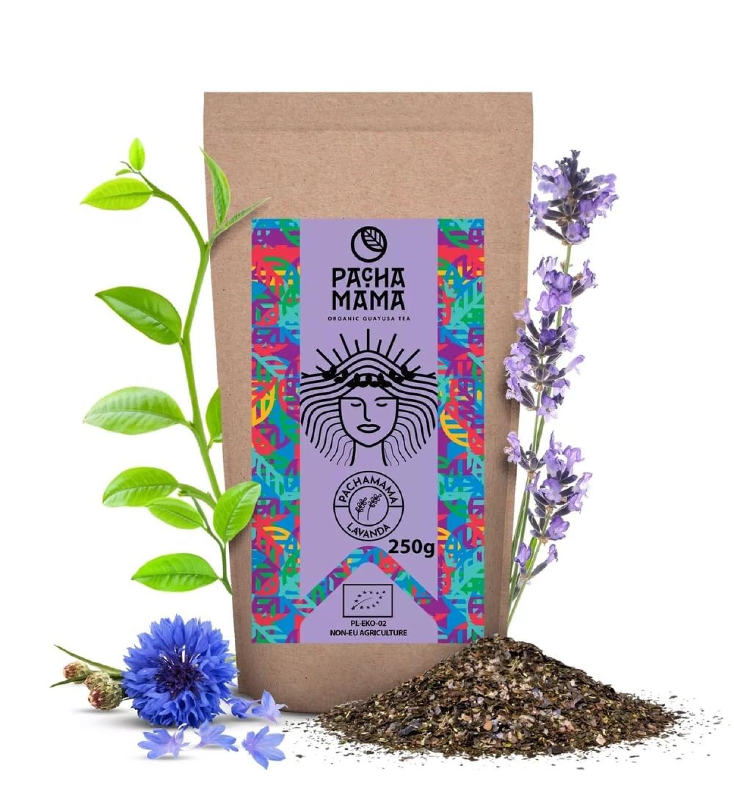 Venusti sp Z oo Guayusa Pachamama Lavanda 01kg Organic Ilex Guayusa from Ecuador 100g Natural Caffeine With lavender Cousin of yerba mate Coffee alternative Traditional Indian infusion - Buy Online on GoSupps.com