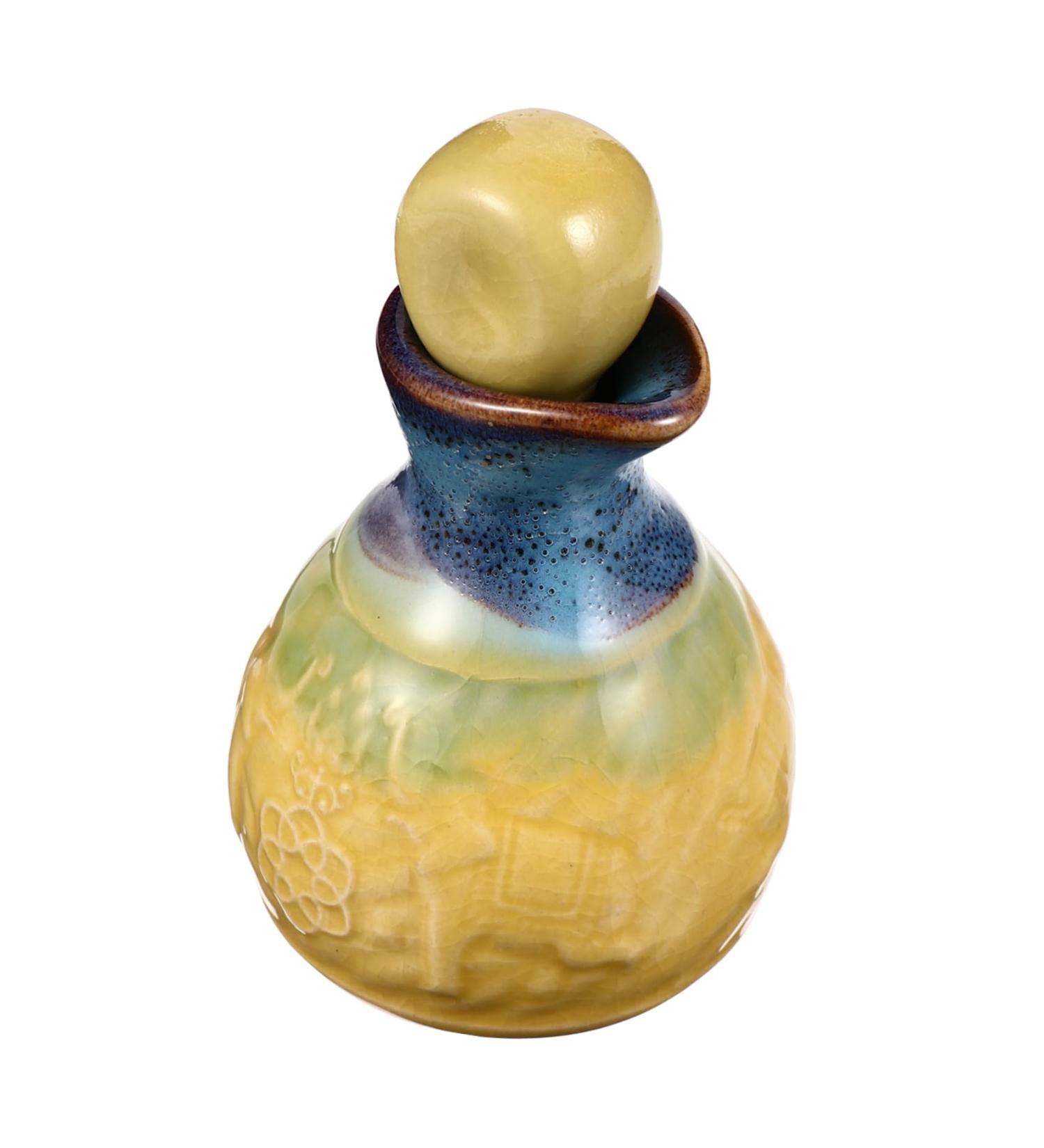 MAGICLULU 3 Sets Aromatherapy Bottle Essential Oil Bottle Perfume Bottle Mini Vinegar Ceramic Sauce Bottle Lotion Refillable Bottle Empty Bottle Cosmetic Dispenser Scent Bottle Ceramics - Buy Online on GoSupps.com