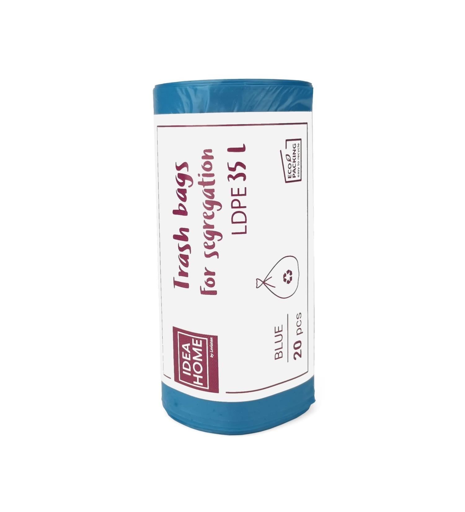 Buy D.Rect 35L Garbage Bags - 20 Durable Plastic Kitchen & Recycling Waste Bags | Eco-Friendly & Heavy-Duty Solution - Buy Online on GoSupps.com