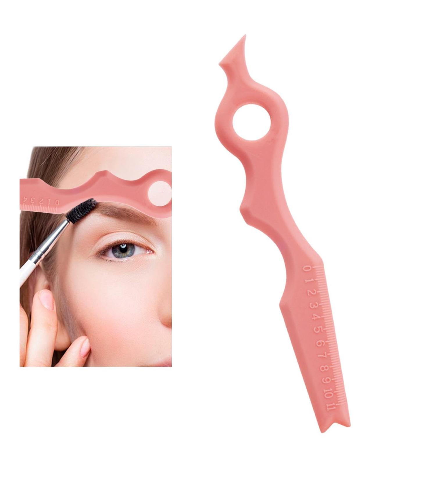 Silicone Winged Tip Eyeliner Aid Silicone Eyeliner Tool for Perfect Eyebrows Reusable Silicone Eyeliner Applicator Tool for Women Girls Eyelash Eyeliner Beginners Shakven Pink - Buy Online on GoSupps.com
