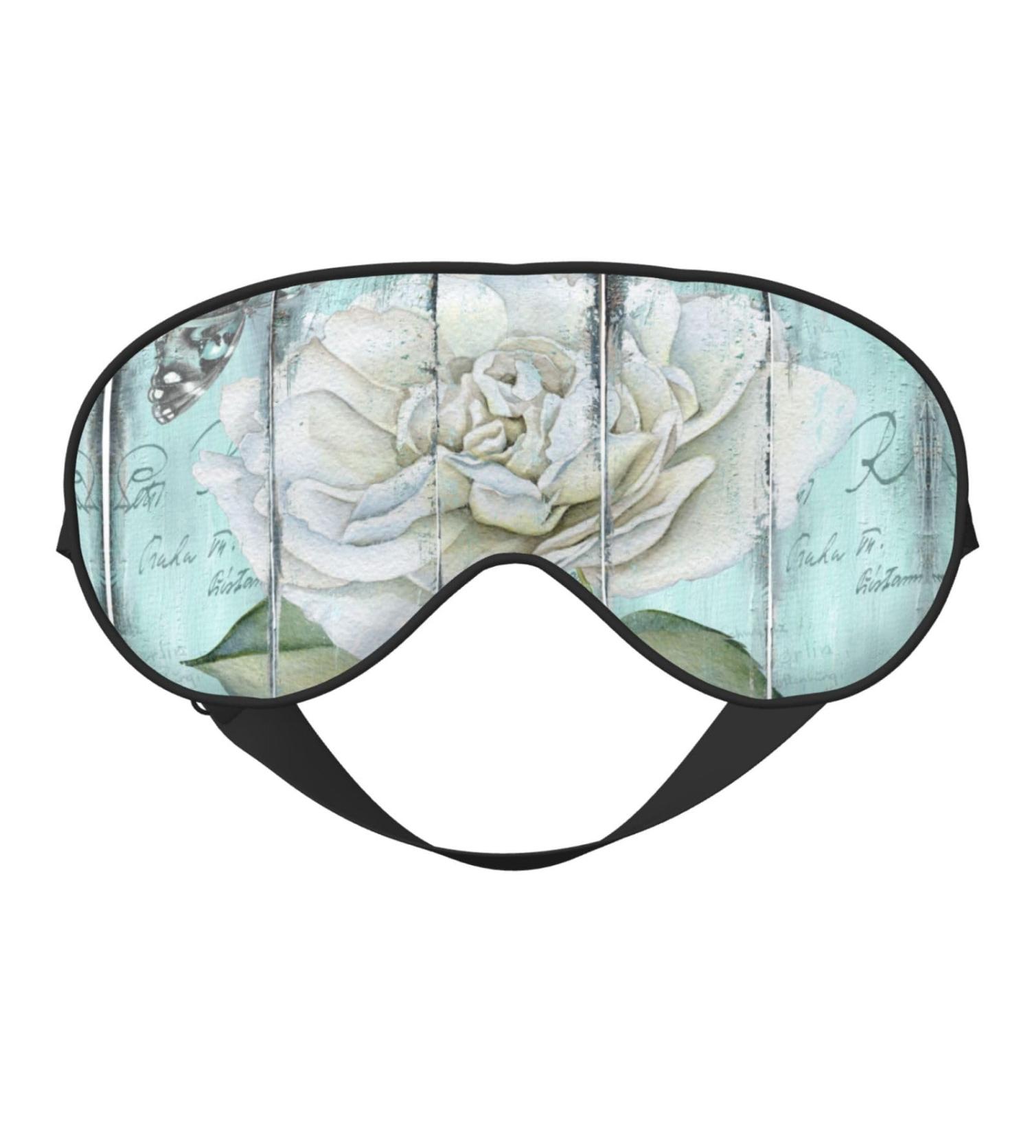 Vintage Rose1 Adjustable Double-Sided Sleep Mask | Soft Eye Covers for Perfect Shading & Reduced Eye Edema | International Shipping Available - Buy Online on GoSupps.com