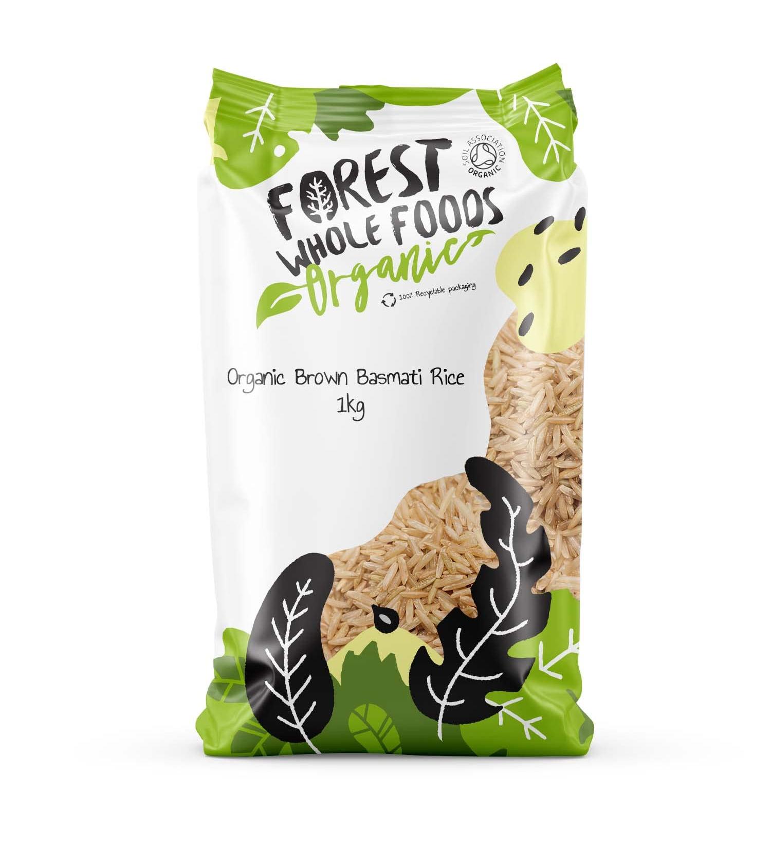 Buy Organic Brown Basmati Rice (1kg) - Premium Quality - Buy Online on GoSupps.com