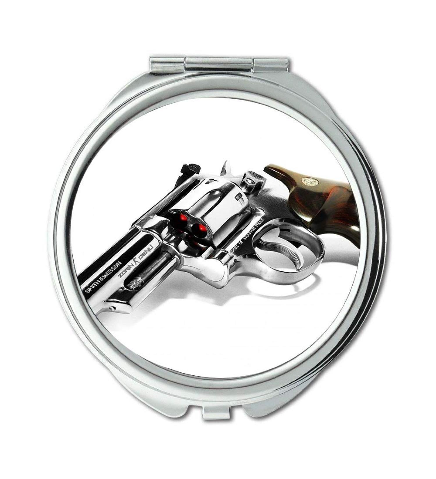 Mirror makeup mirror gun auction Round Mirror all gun pocket mirror portable mirror - Buy Online on GoSupps.com