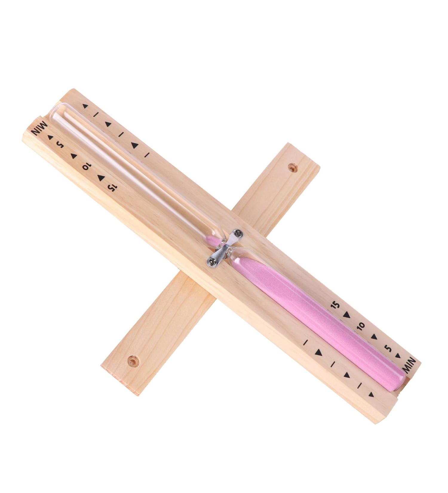 Buy Tahuaon 15-Minute Rotatable Sauna Hourglass - Heat-Resistant Timer with White Sand & Pink Rose Design | International Shipping Available - Buy Online on GoSupps.com