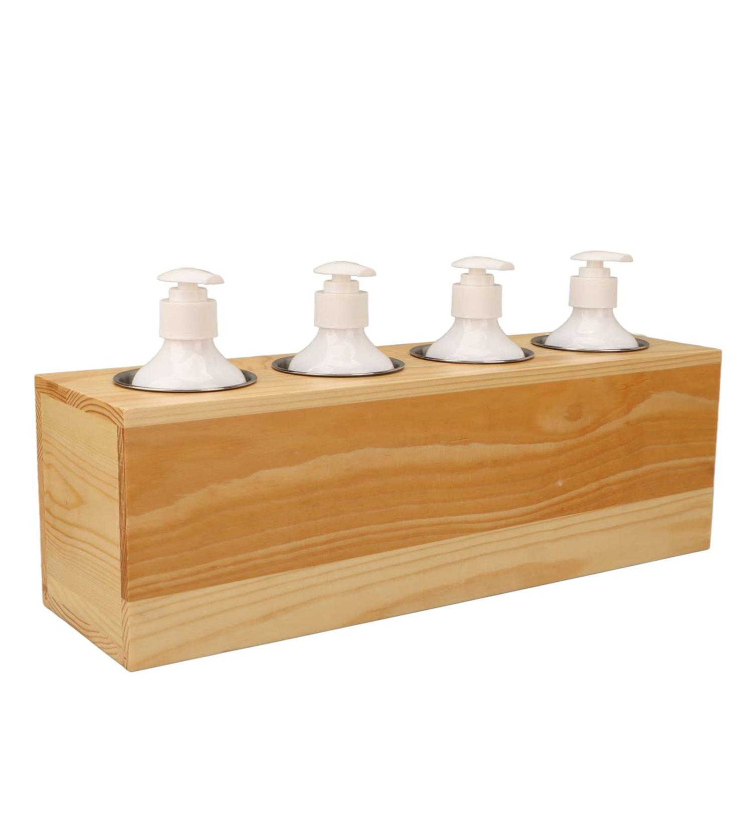 4-Bottle Massage Oil Warmer with 9 Temperature Settings | Home Lotion Warmer for Spa & Relaxation - Buy Online on GoSupps.com