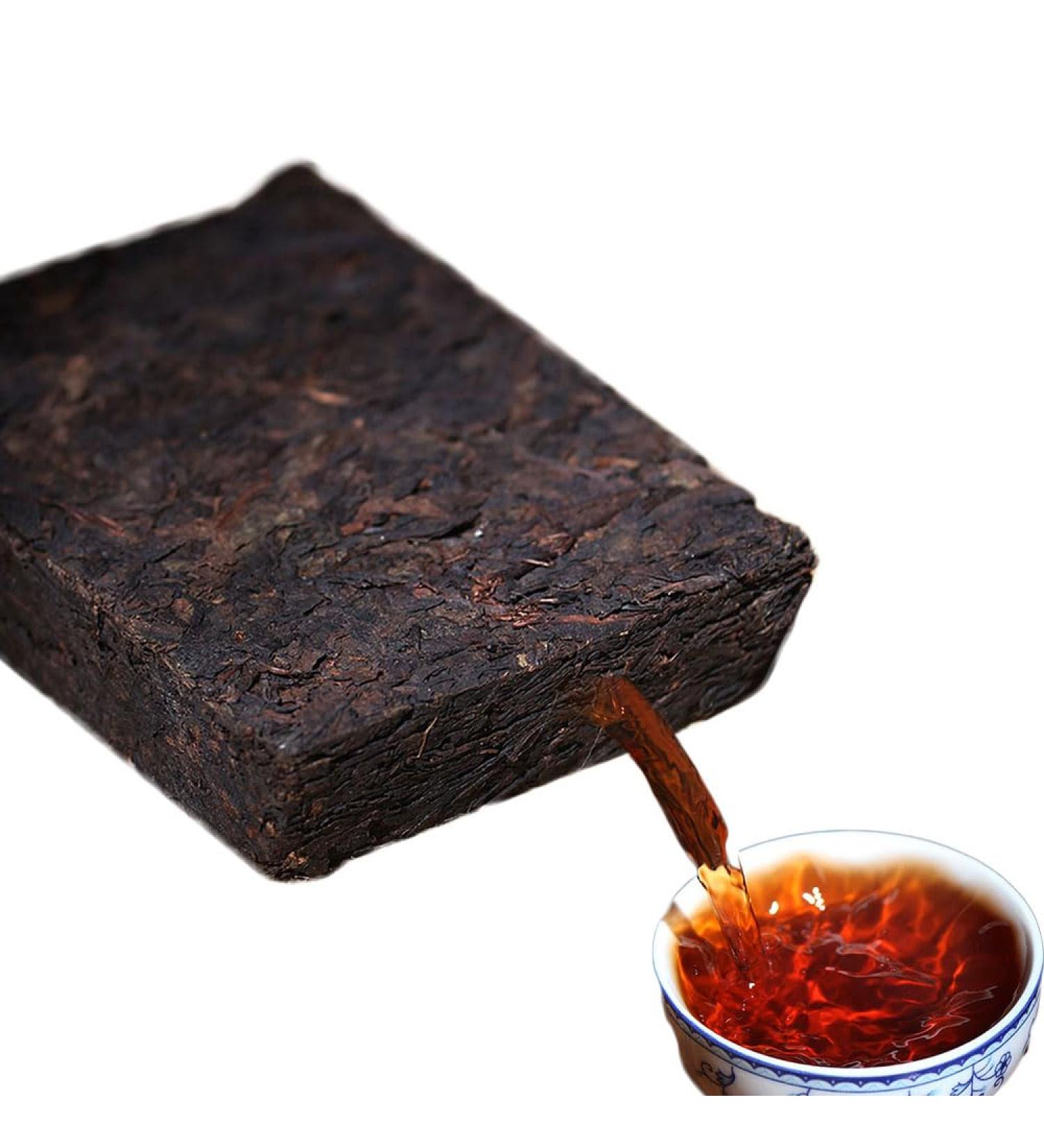 200g HelloYoung Th Puerh M r Th en brique Vieux Shu Pu-erh Arbre ancien Th Cuit - Buy Online on GoSupps.com
