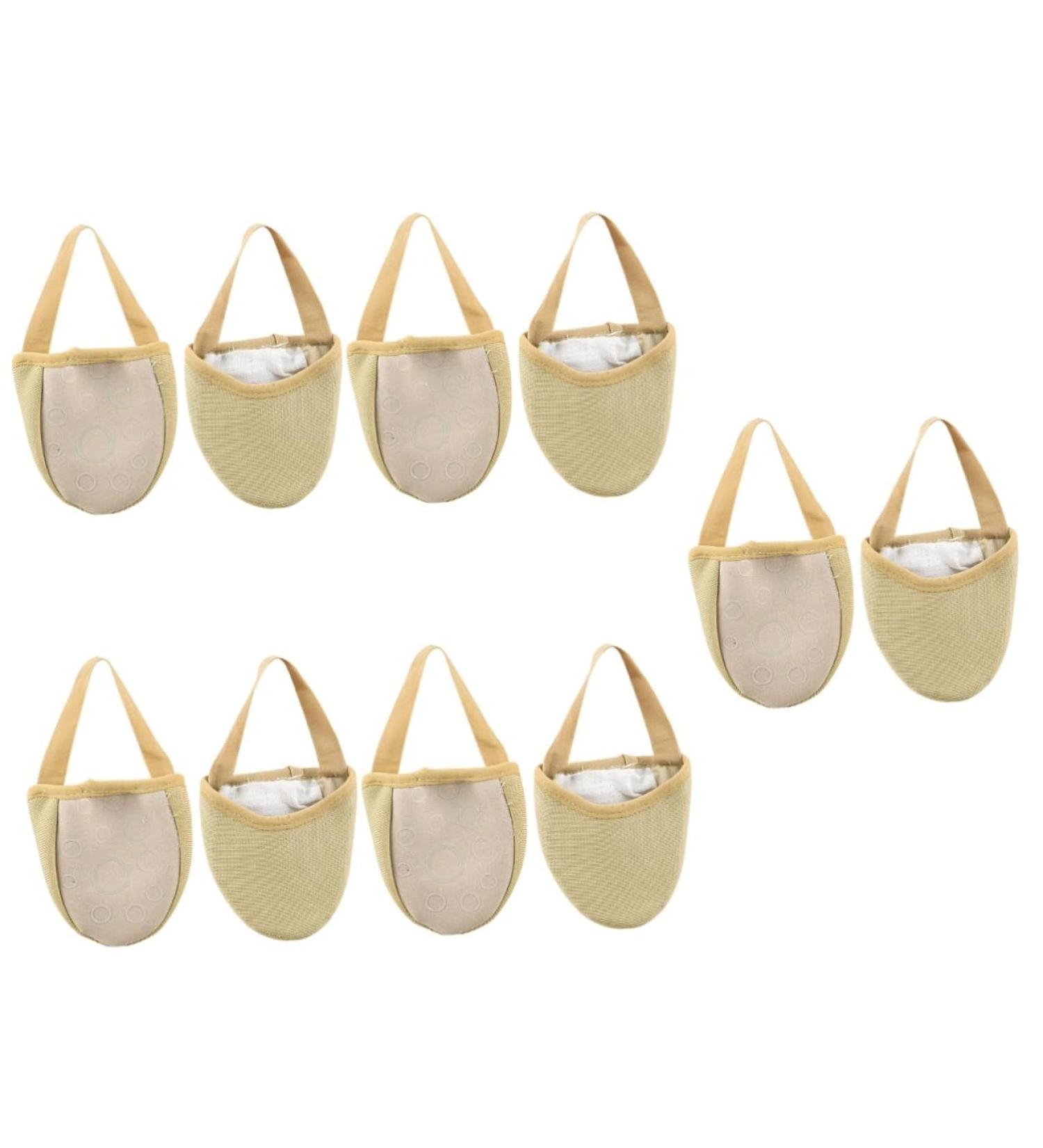 Buy 5 Pairs Yoga Toe Protector Non-Slip Forefoot Cushions - High-Heeled Shoe Pads Breathable Anti-Skid Sole Inserts for Comfort & Support - Ideal Cushioning Solution for Women - Buy Online on GoSupps.com