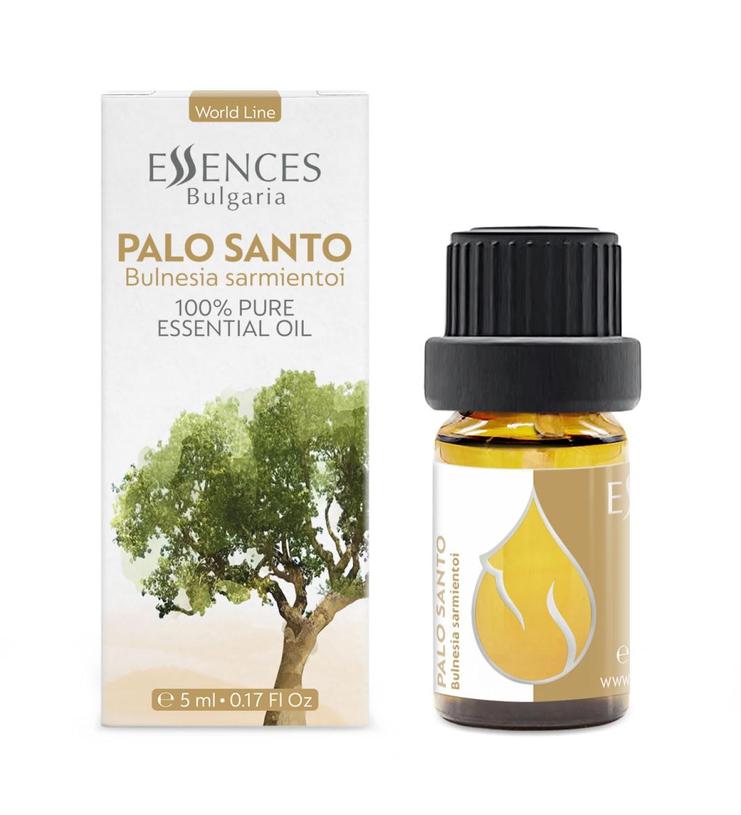 Essences Bulgaria Palo Santo Essential Oil 5ml - 100% Pure & Natural for Aromatherapy - Cruelty Free and Vegan - Buy Online on GoSupps.com