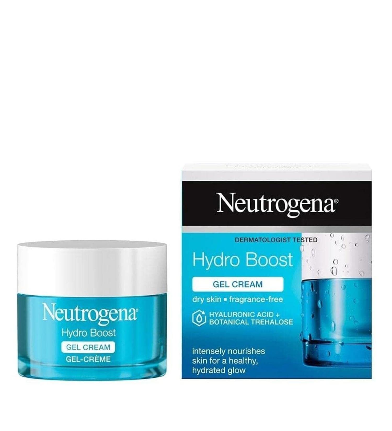 Neutrogena Hydro Boost Gel Cream Moisturizer 50ml - Hyaluronic Gel Matrix - Buy Online on GoSupps.com