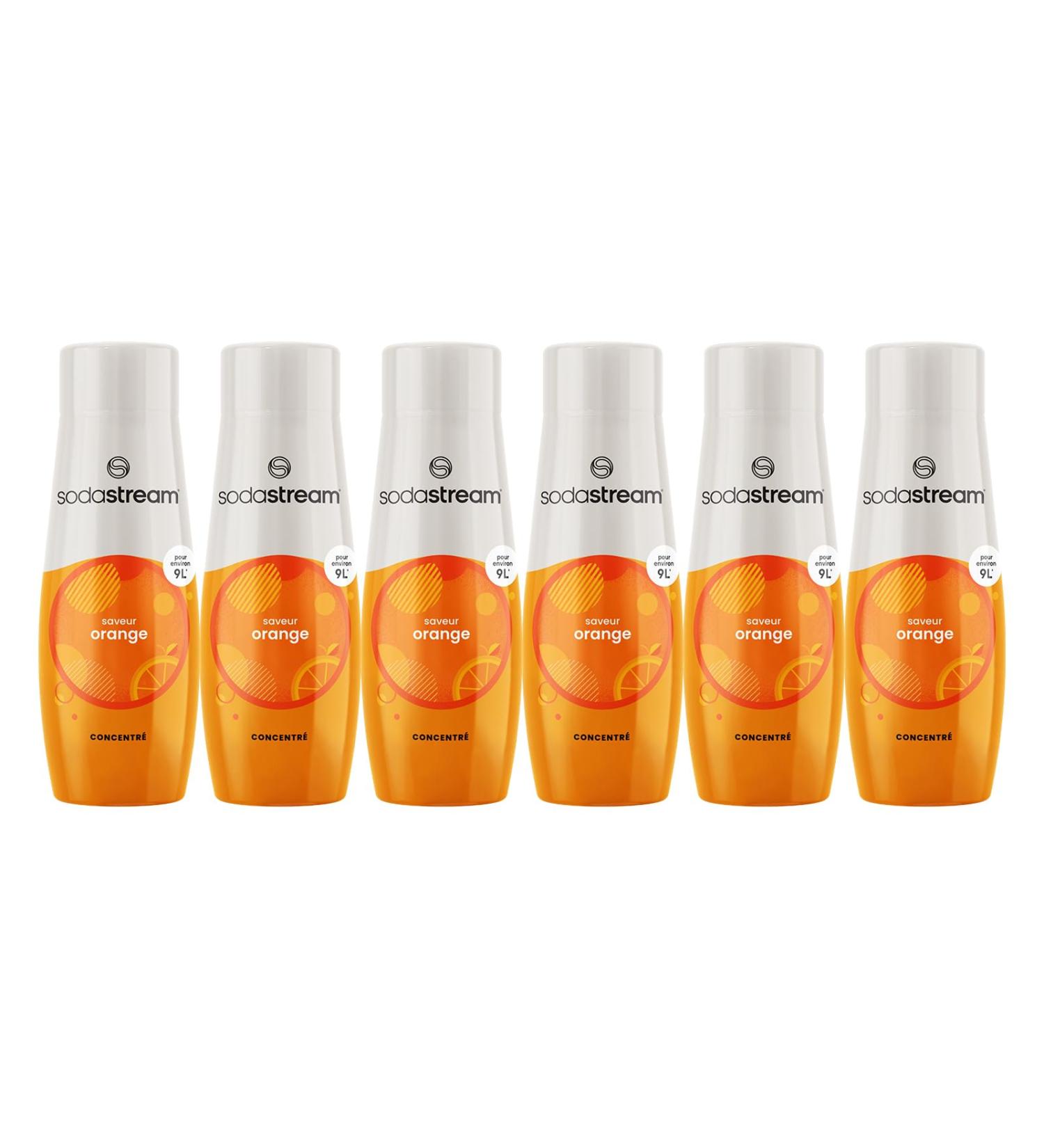  sodastream SODASTREAM Concentrates Pack of 6 Orange Concentrates Up to 54 Litres of Drinks 440 ml - Buy Online on GoSupps.com