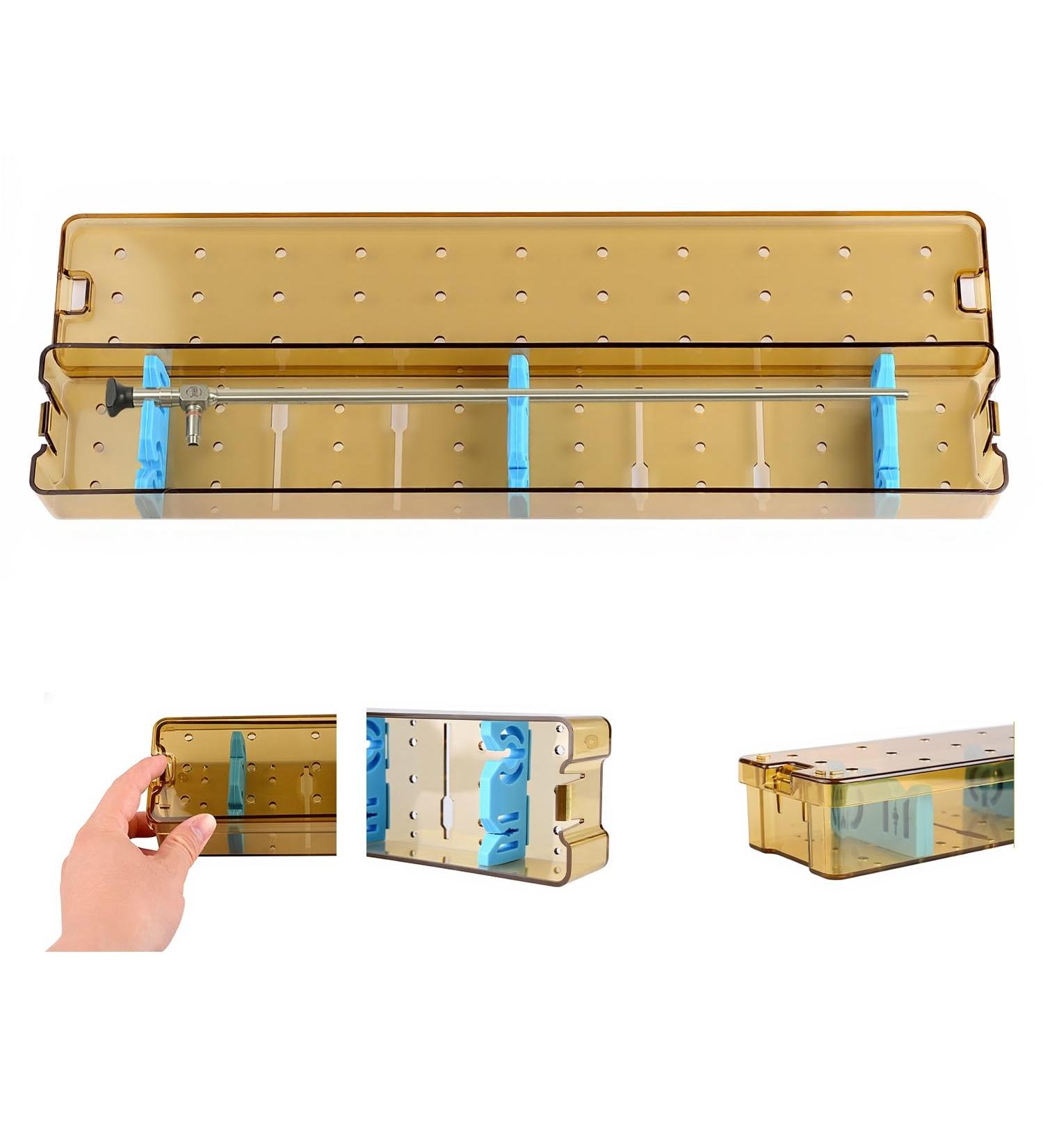 Tankredrug Long Sterilizing Box for Endoscope Autoclavable Sterilising Trays Holding Instrument - Buy Online on GoSupps.com