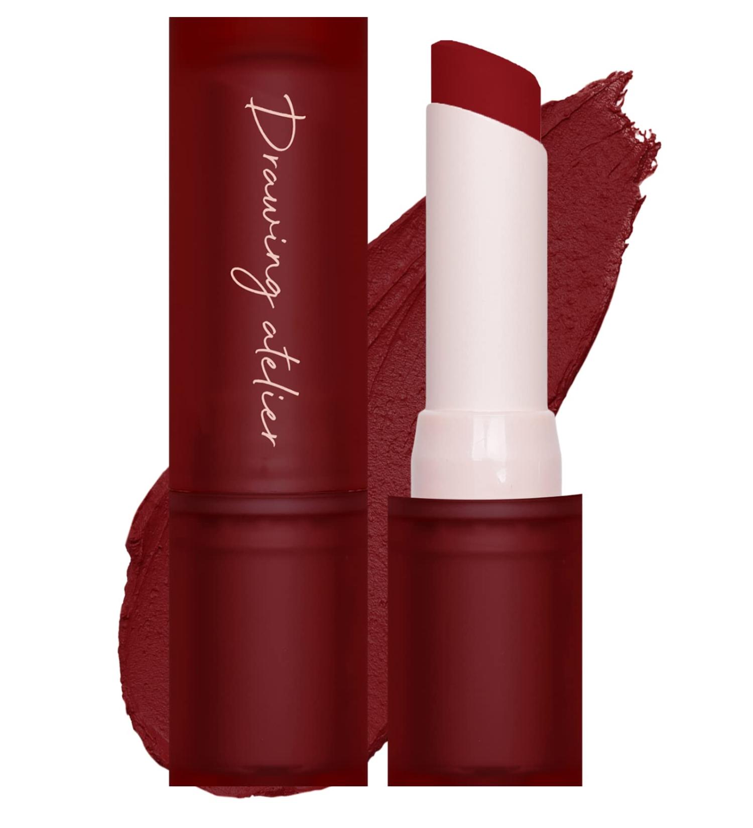 I'M MEME Velvet Lipstick - Drawing Atelier | Highly-Pigmented Long-lasting Velvet-matte Finish | Alluring Shades | 0.12 Oz - Buy Online on GoSupps.com