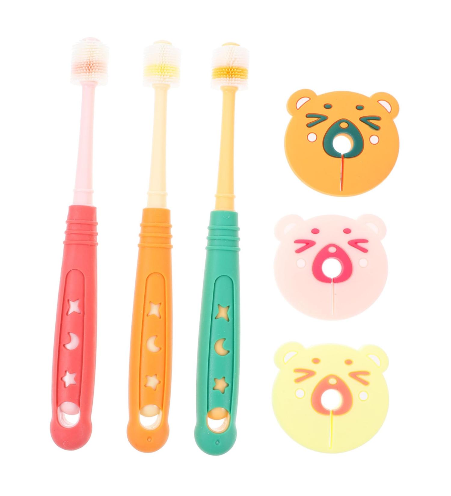 COOLHIYA 3-Piece Toothbrush Set - Premium Tooth Cleaning Brushes for a Radiant Smile | International Shipping Available - Buy Online on GoSupps.com