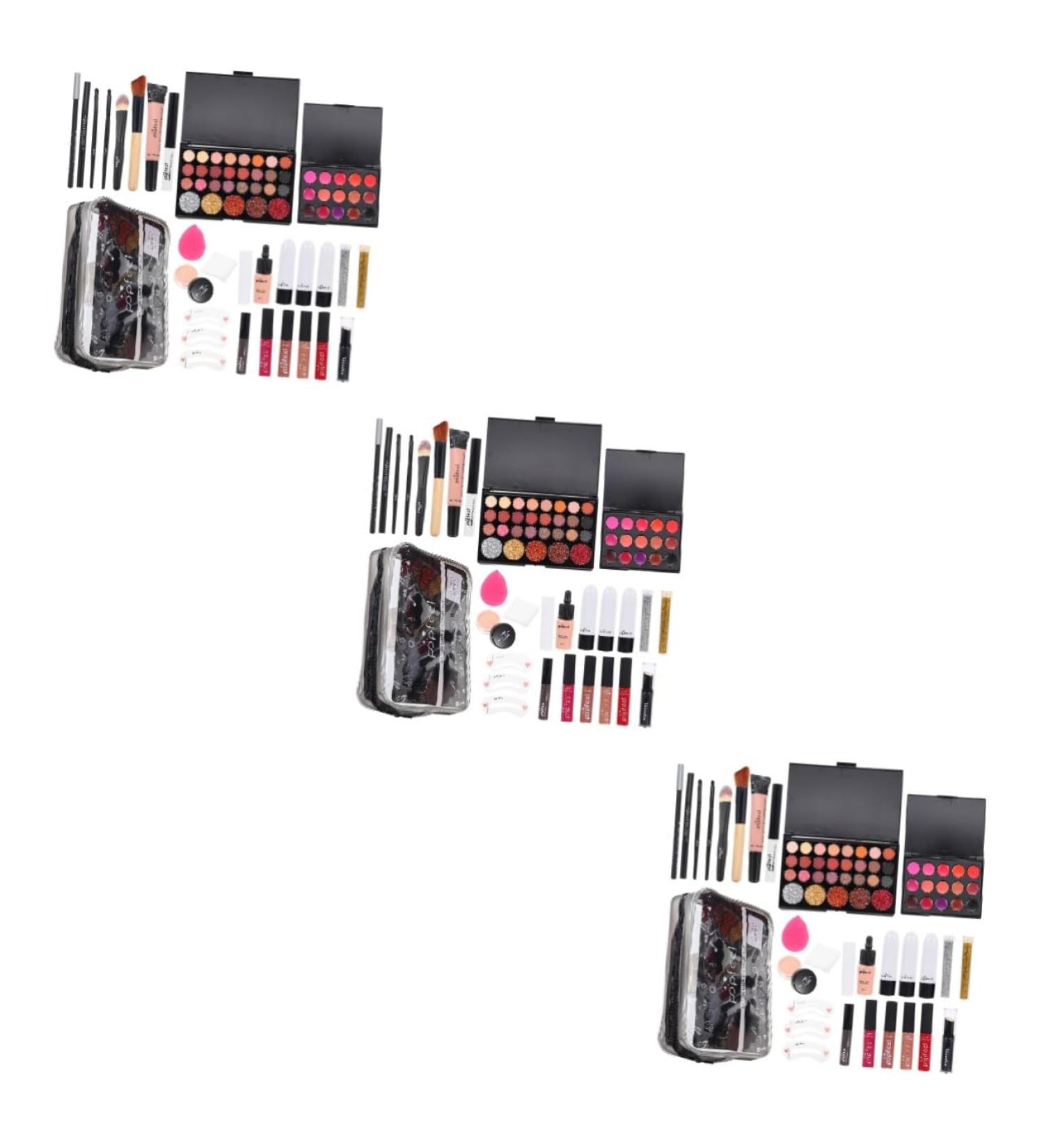 Shop Balacoo 3 Sets Women's Makeup Kit - Premium Cosmetic Sets with Toiletry Bags for Ultimate Beauty Essentials - Buy Online on GoSupps.com