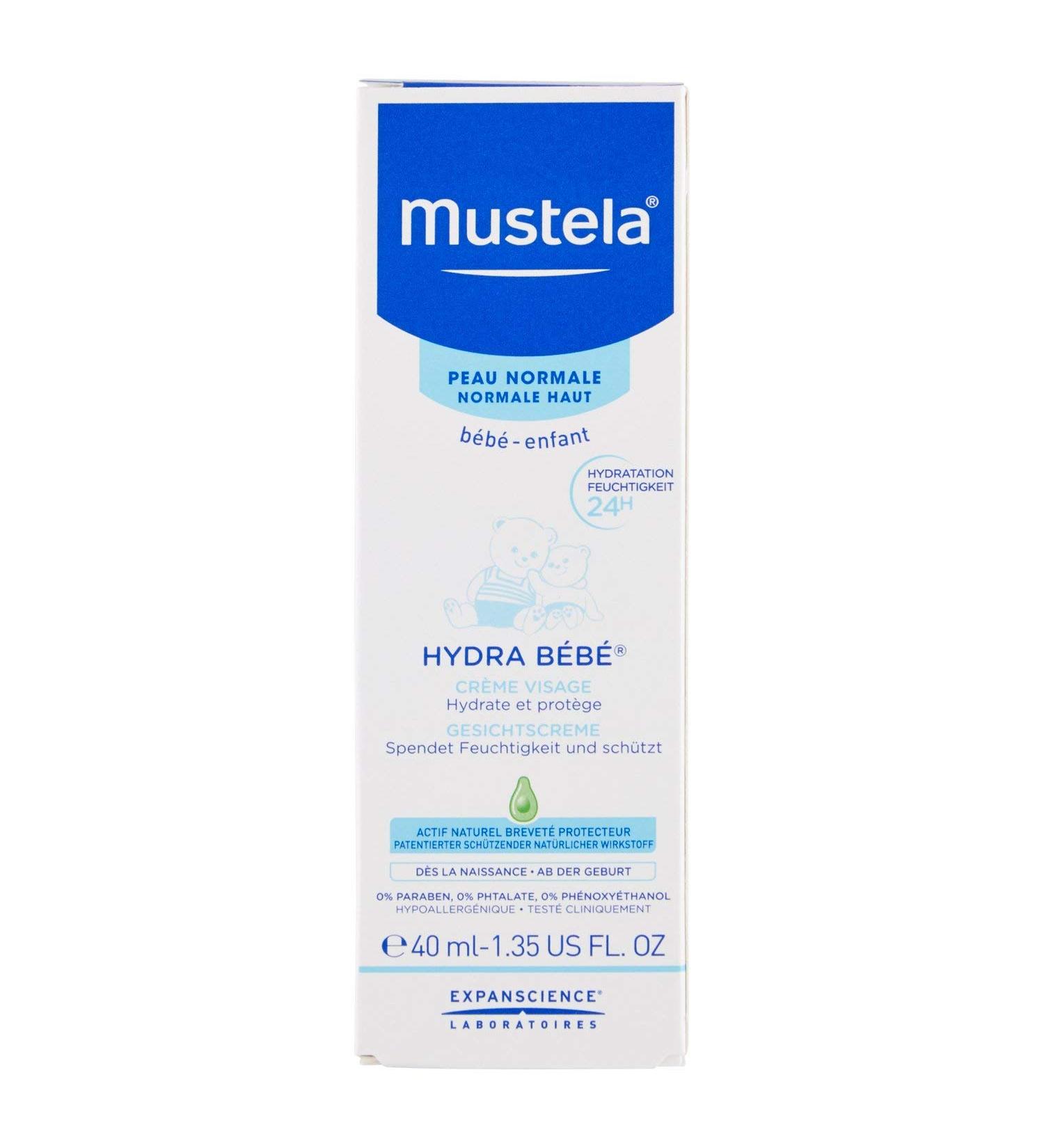 Mustela Hydra Bebe Moisturizing Face Cream - 40 ml - Buy Online on GoSupps.com